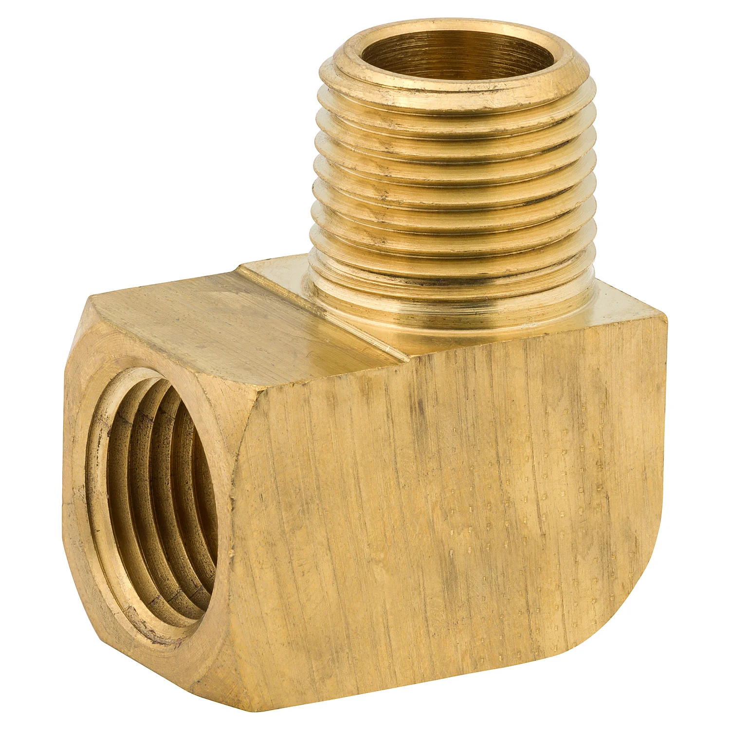 Street Elbow, Brass, 1/2" NPTM, 1/2" NPTF, Bag of 1