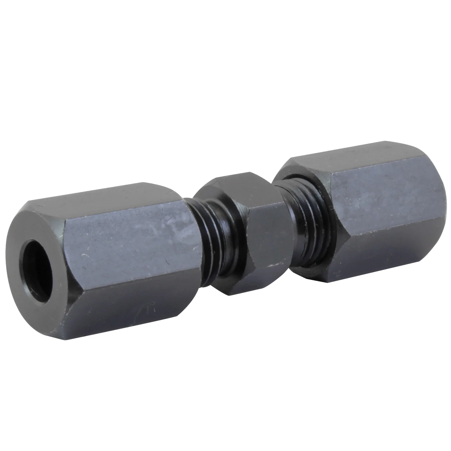 Compression Union High-Pressure Black Oxide Steel 1/4 – Card of 1