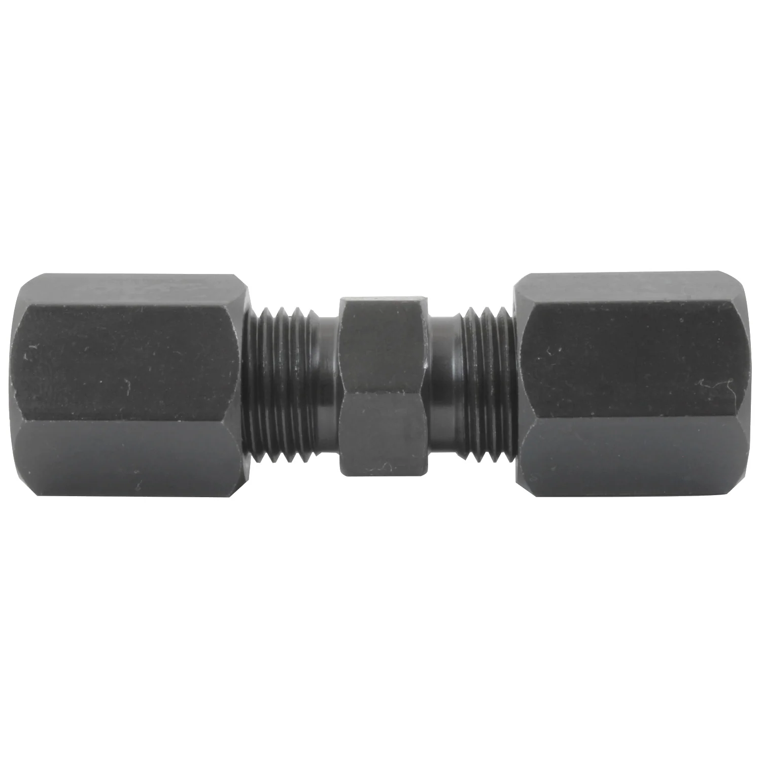 Compression Union High-Pressure Black Oxide Steel 5/16" – Bag of 1 - Image 3