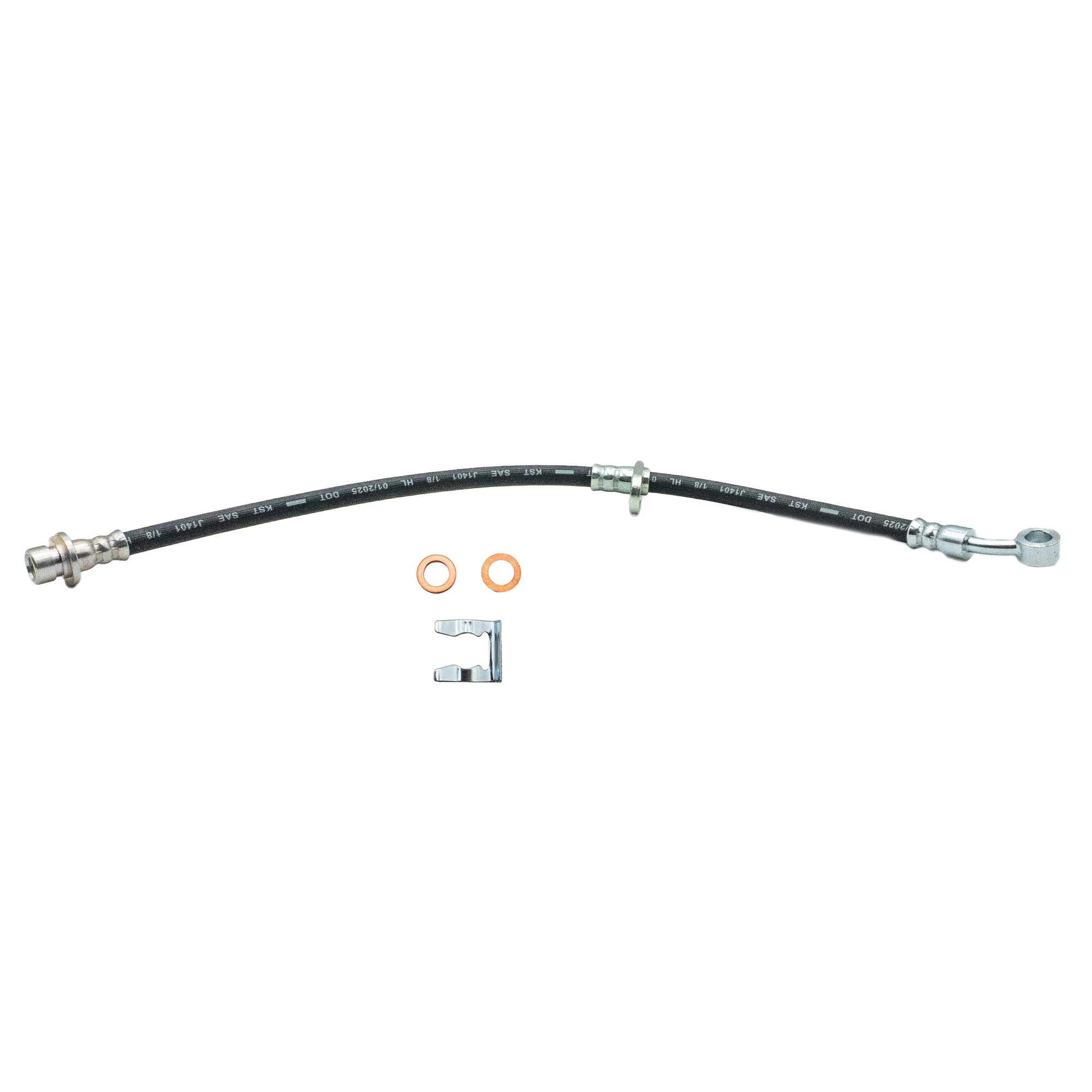 1999-2007 Acura MDX, Honda Odyssey +1 More Front Rubber Brake Hose | AGS-KT41413 - Image 2