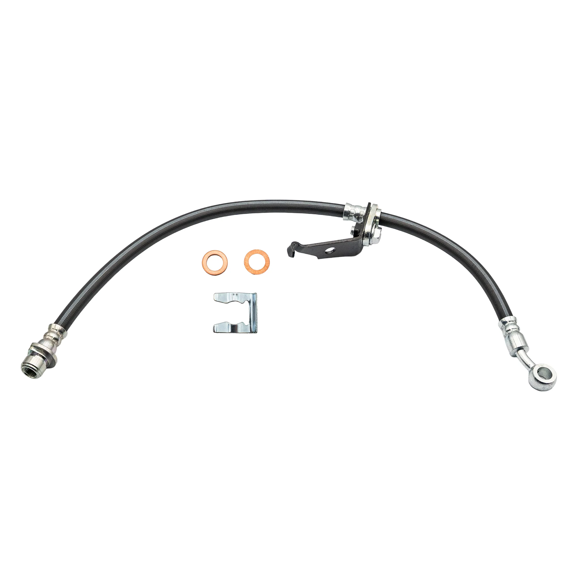 2008-2014 Acura TSX / Honda Accord Front Left Rubber Brake Hose | AGS-KT40828 - Image 2