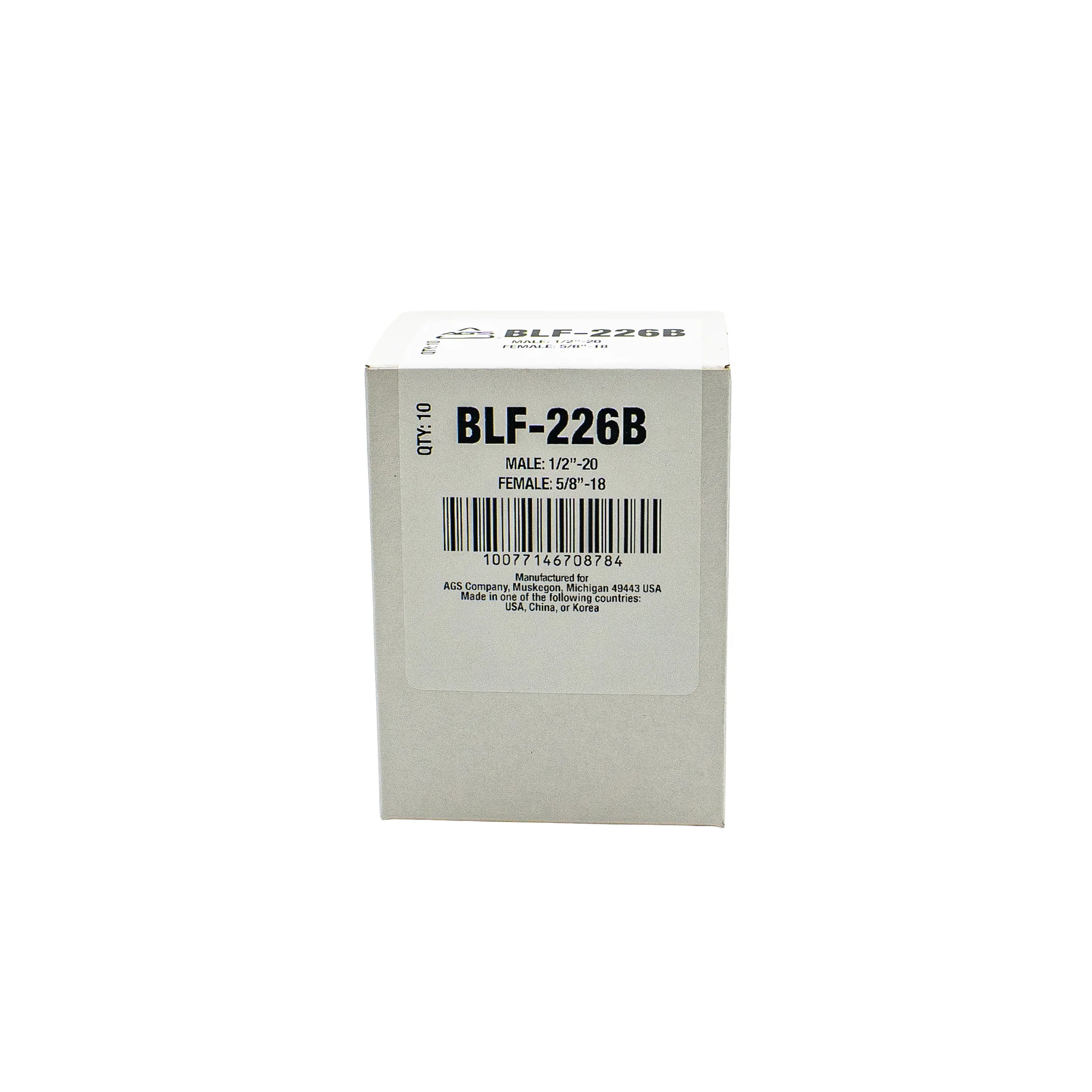Brass Tube Nut, 1/2"-20 M to 5/8"-18 F, INV - Image 4