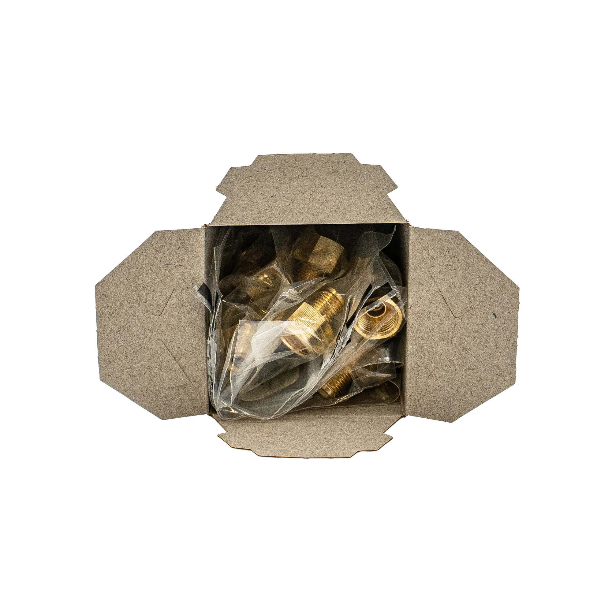 Brass Tube Nut, 1/2"-20 M to 5/8"-18 F, INV - Image 5