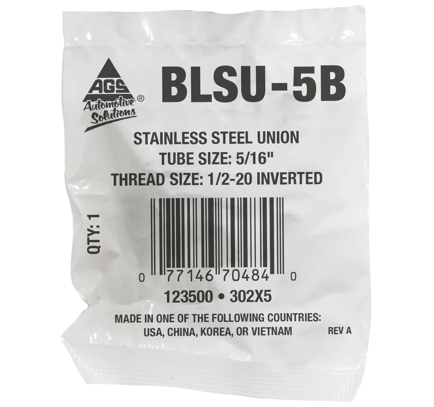 Union, Stainless Steel, 5/16" (1/2-20 I) - Image 2