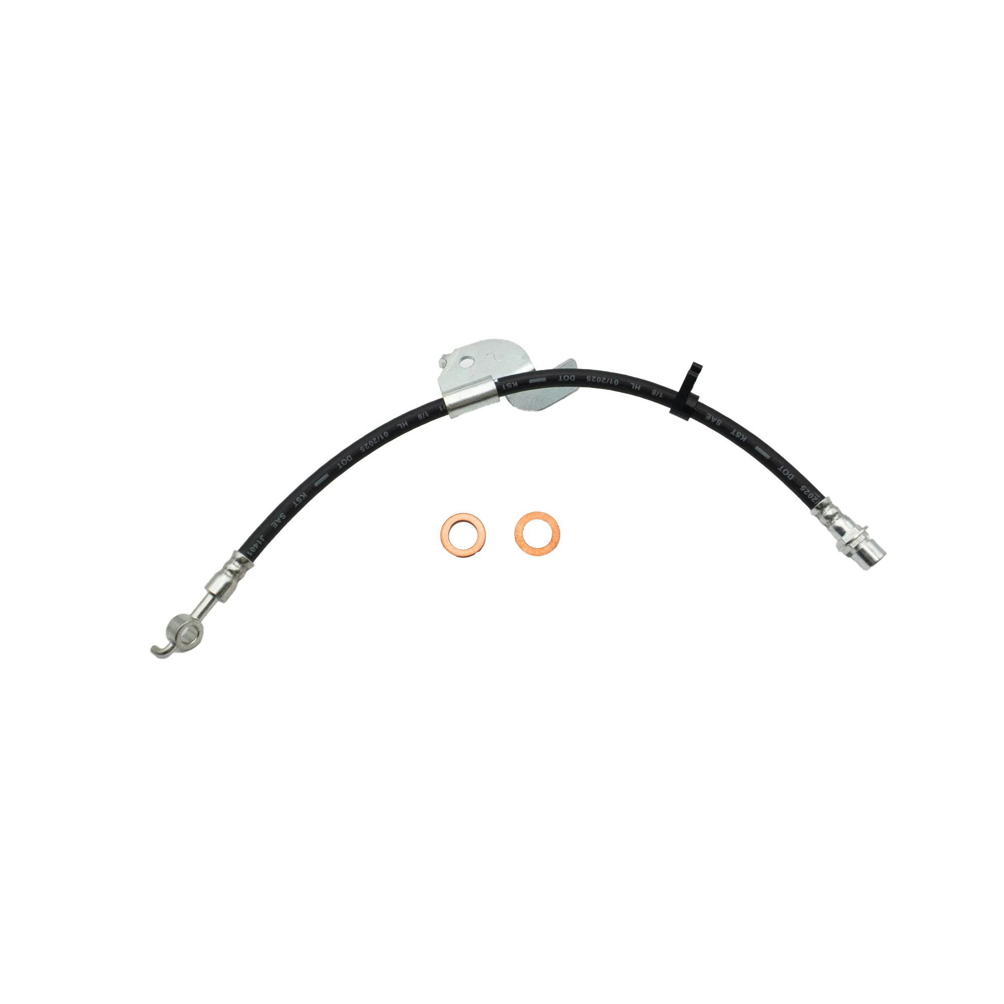 2012-2014 Ford F-150, Ford Lobo +1 More Front Left Rubber Brake Hose | AGS-KT60059N - Image 6