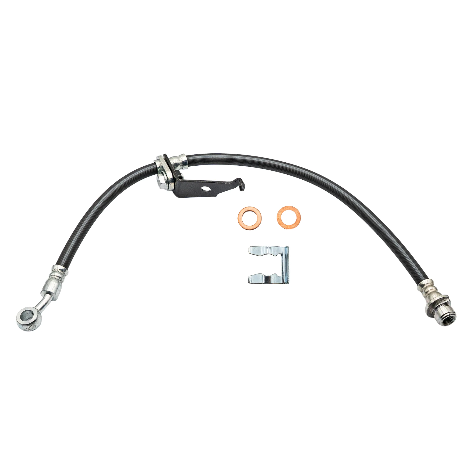 2008-2014 Acura TSX / Honda Accord Front Right Rubber Brake Hose | AGS-KT40829 - Image 2