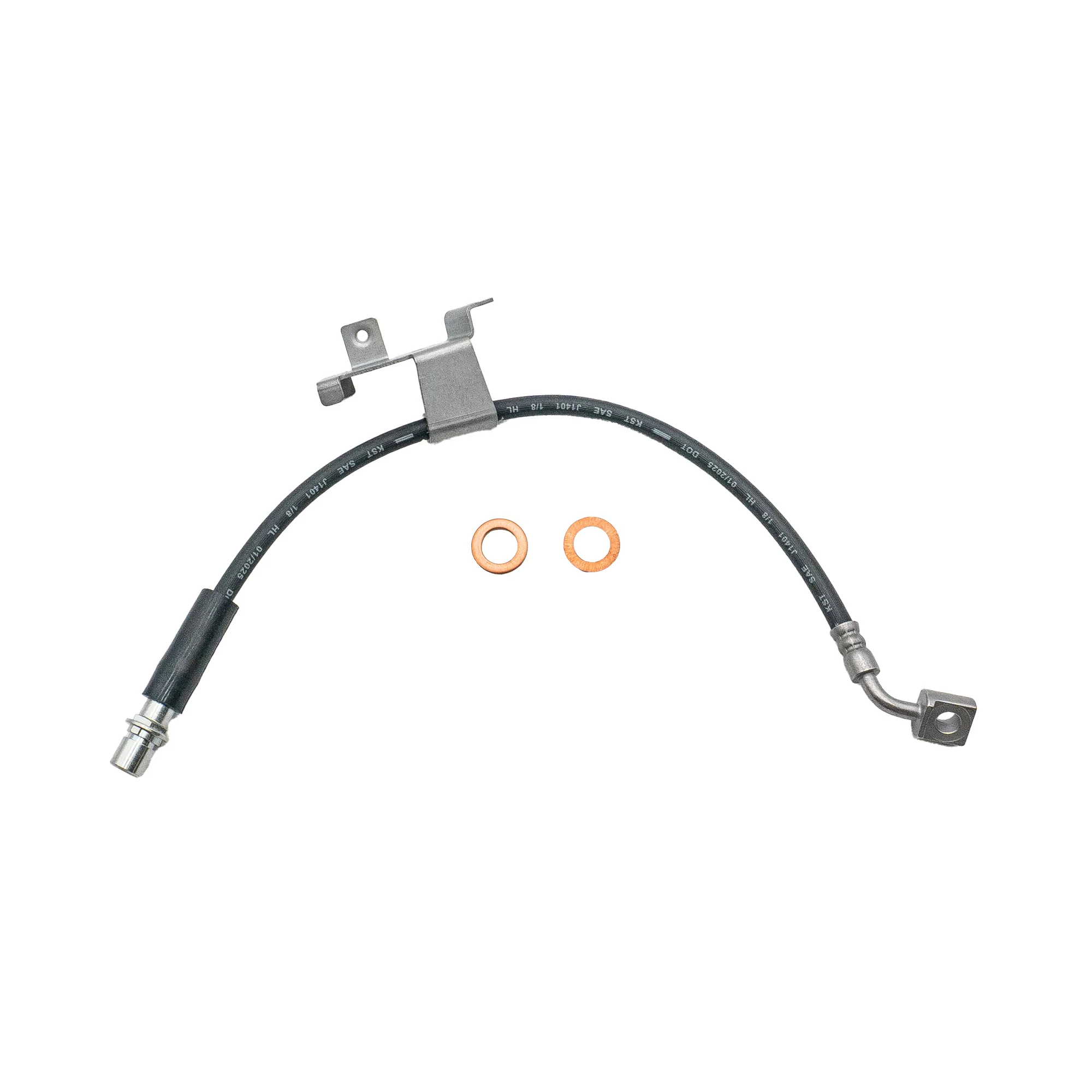 2007-2020 Multi-Vehicle Application Front Right Rubber Brake Hose | AGS-KT70184N