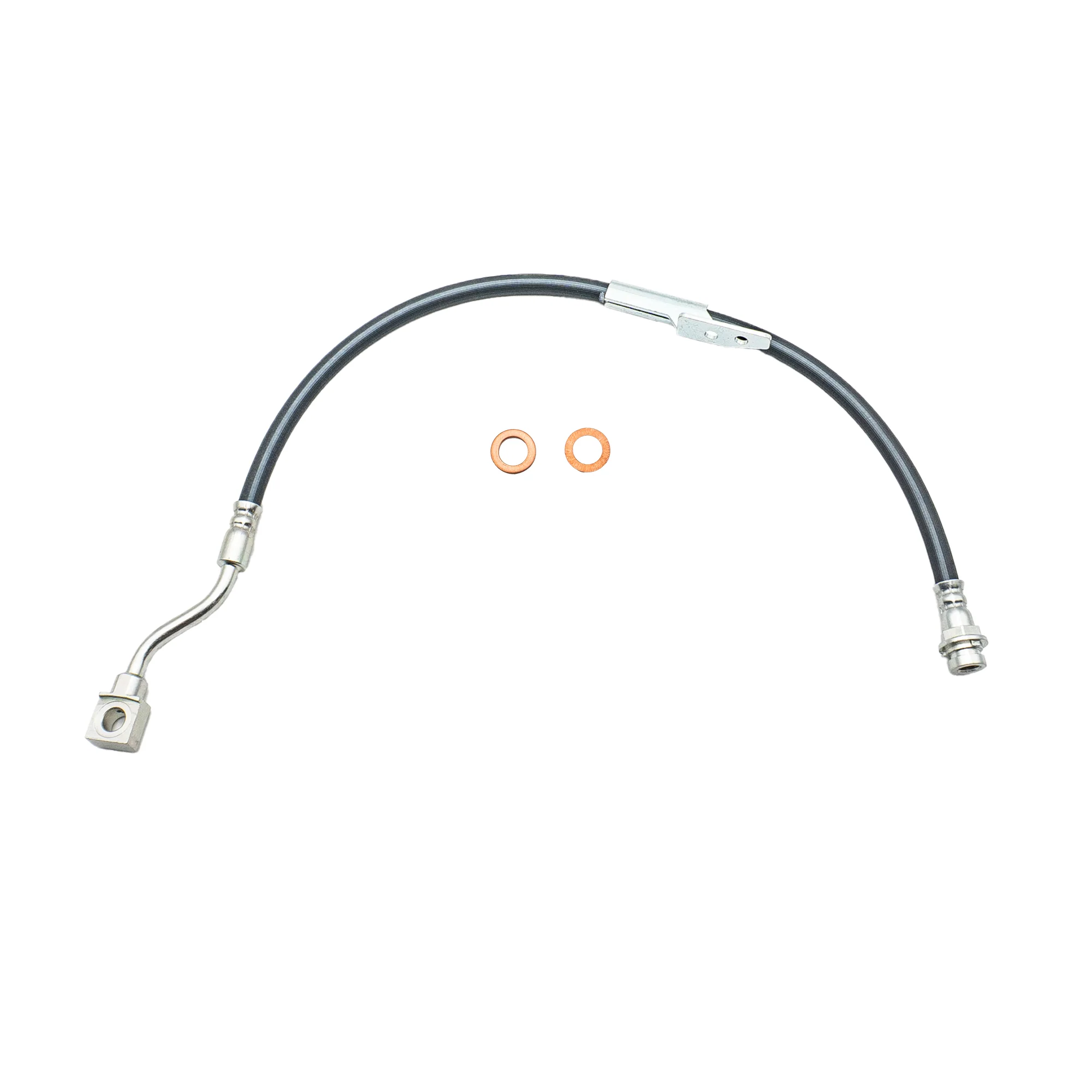 1988-2000 Multi-Vehicle Application Front Right Rubber Brake Hose | AGS-KT70399 - Image 3