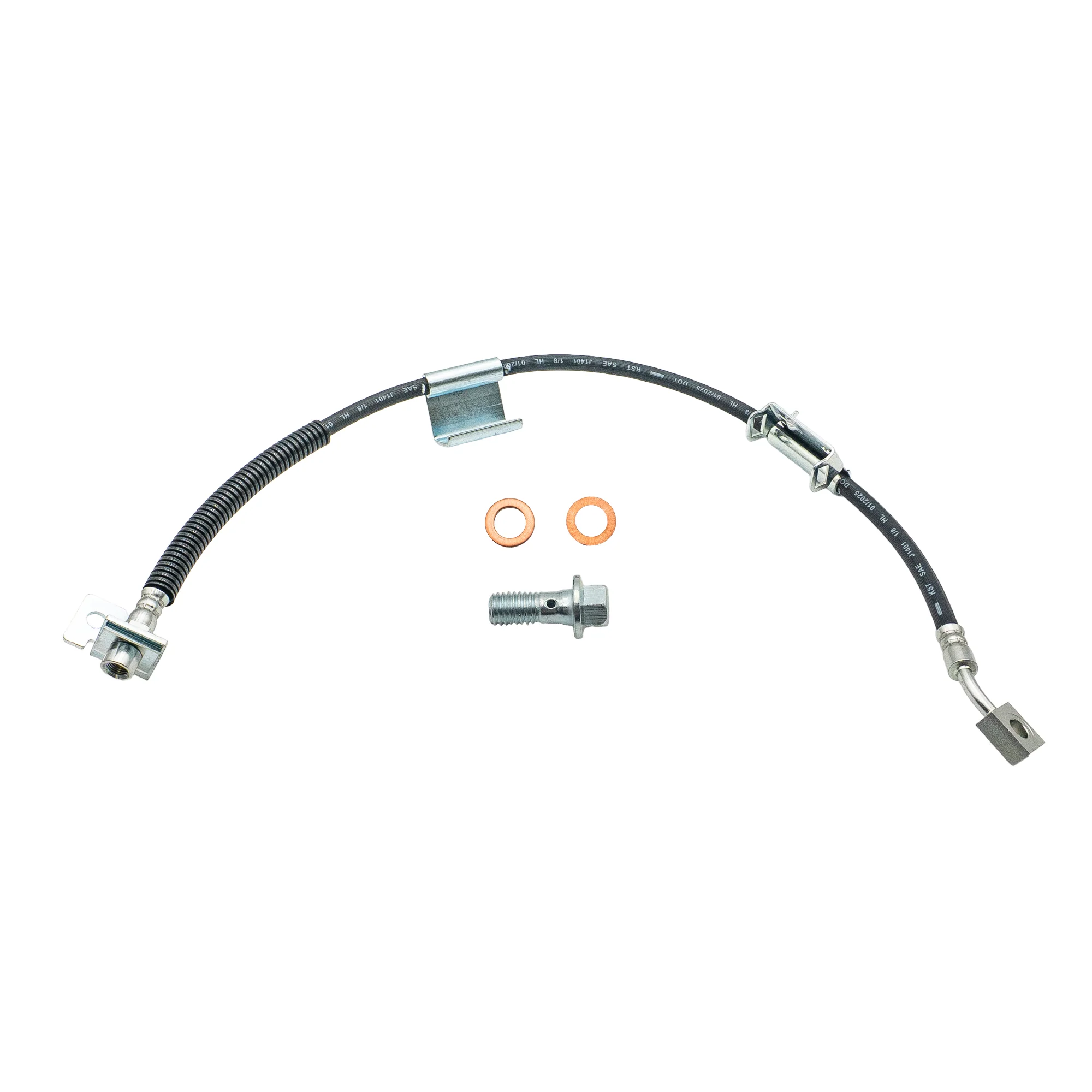 1999-2007 Chevrolet Silverado 1500, Chevrolet Silverado 1500 Classic +4 More Front Right Rubber Brake Hose | AGS-KT70332 - Image 5