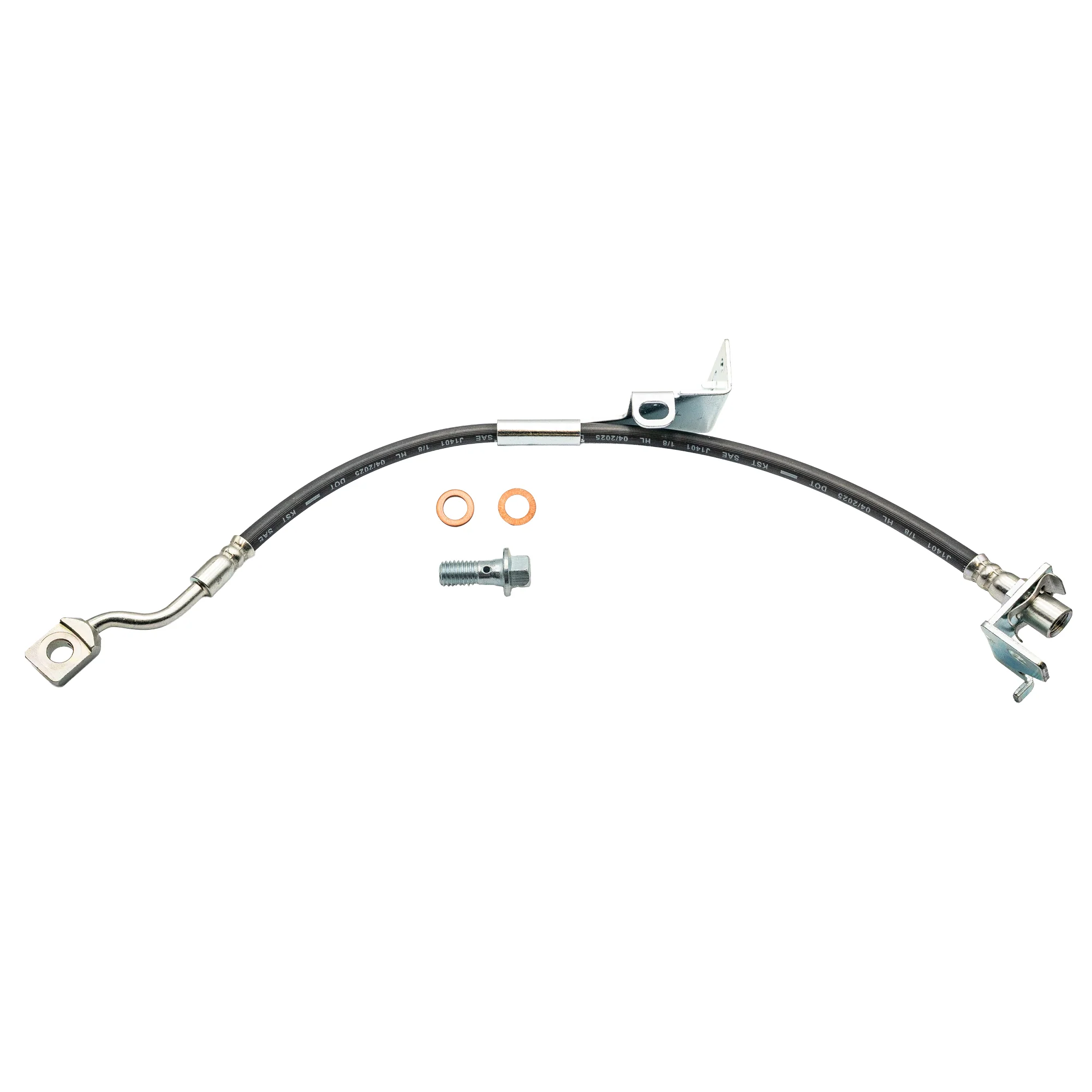 2011-2019 Chevrolet Silverado 2500, Chevrolet Silverado 2500 HD +4 More Front Left Rubber Brake Hose | AGS-KT70674