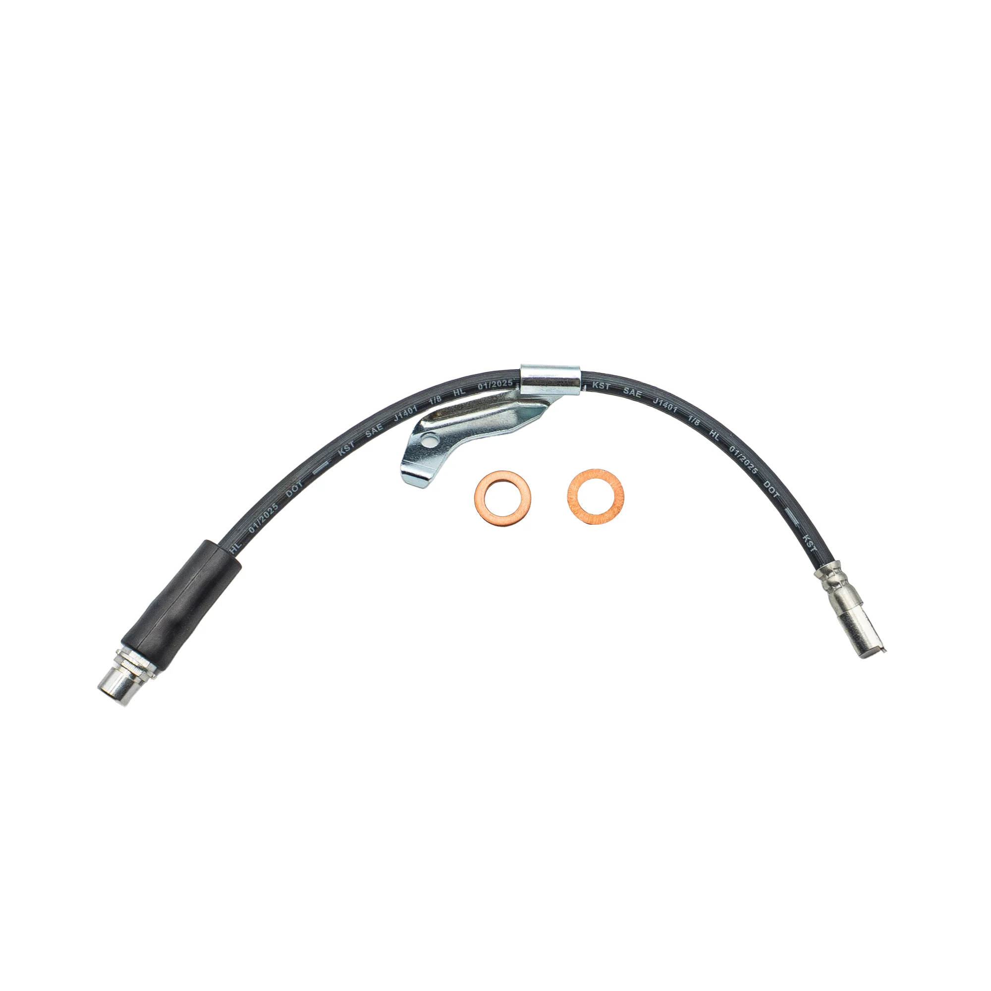 2003-2007 Chevrolet Equinox, Pontiac Torrent +1 More Front Right Rubber Brake Hose | AGS-KT70538 - Image 2