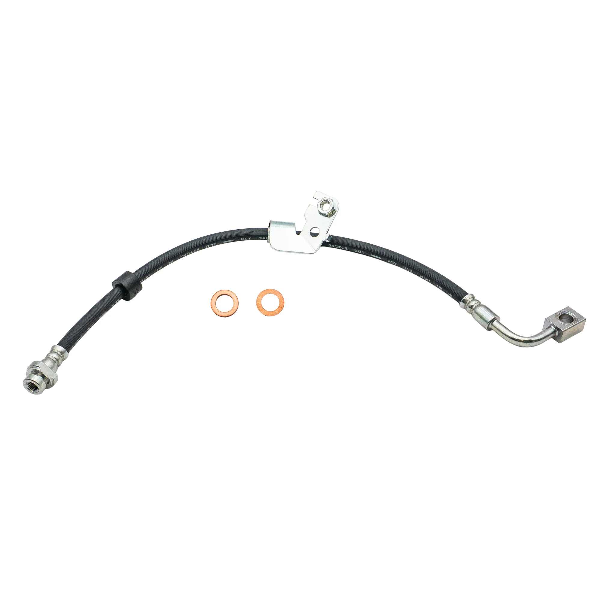 2009-2017 Dodge Journey Front Right Rubber Brake Hose | AGS-KT80399 - Image 2