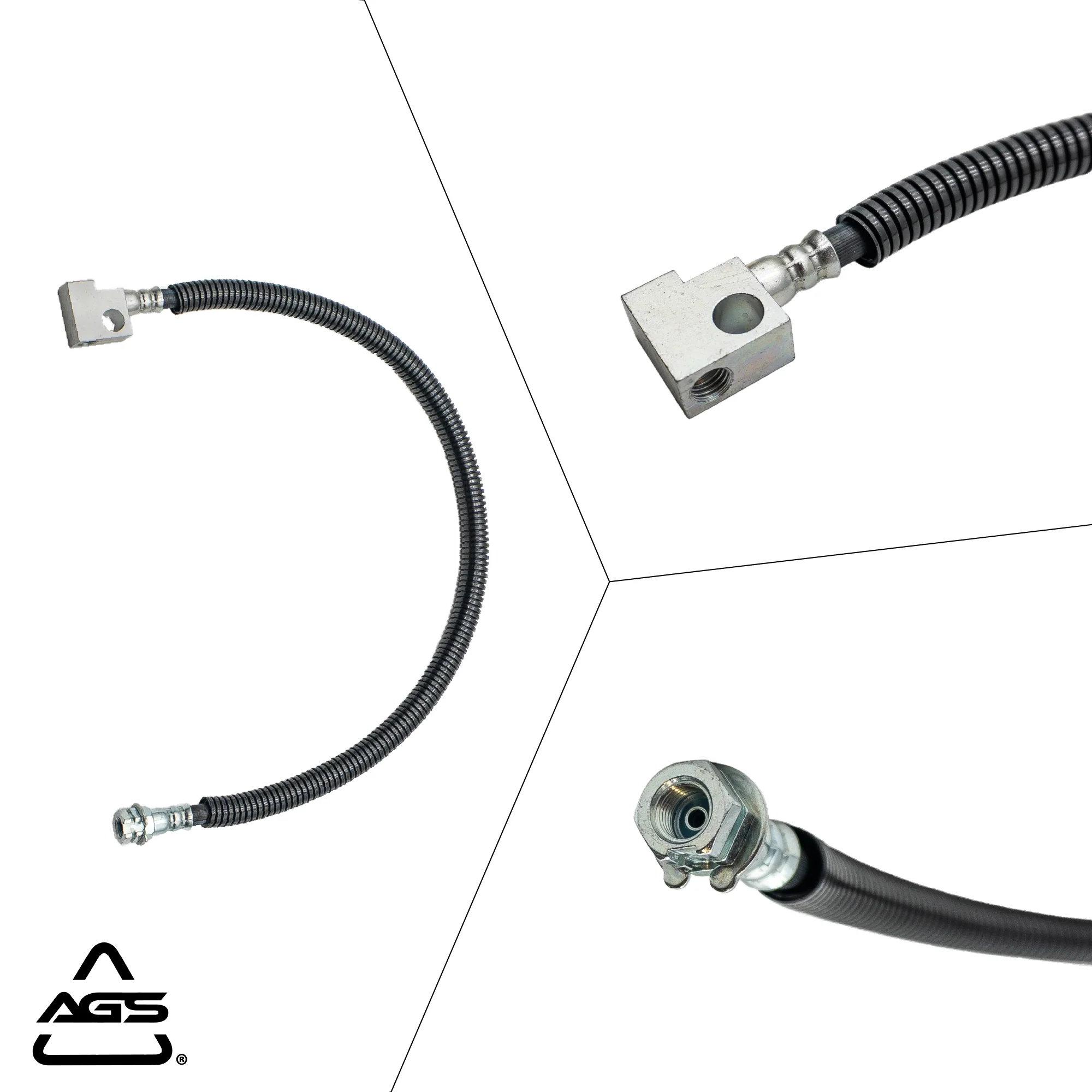 2002-2006 Dodge Ram 1500 Rear Center Rubber Brake Hose | AGS-KT80276