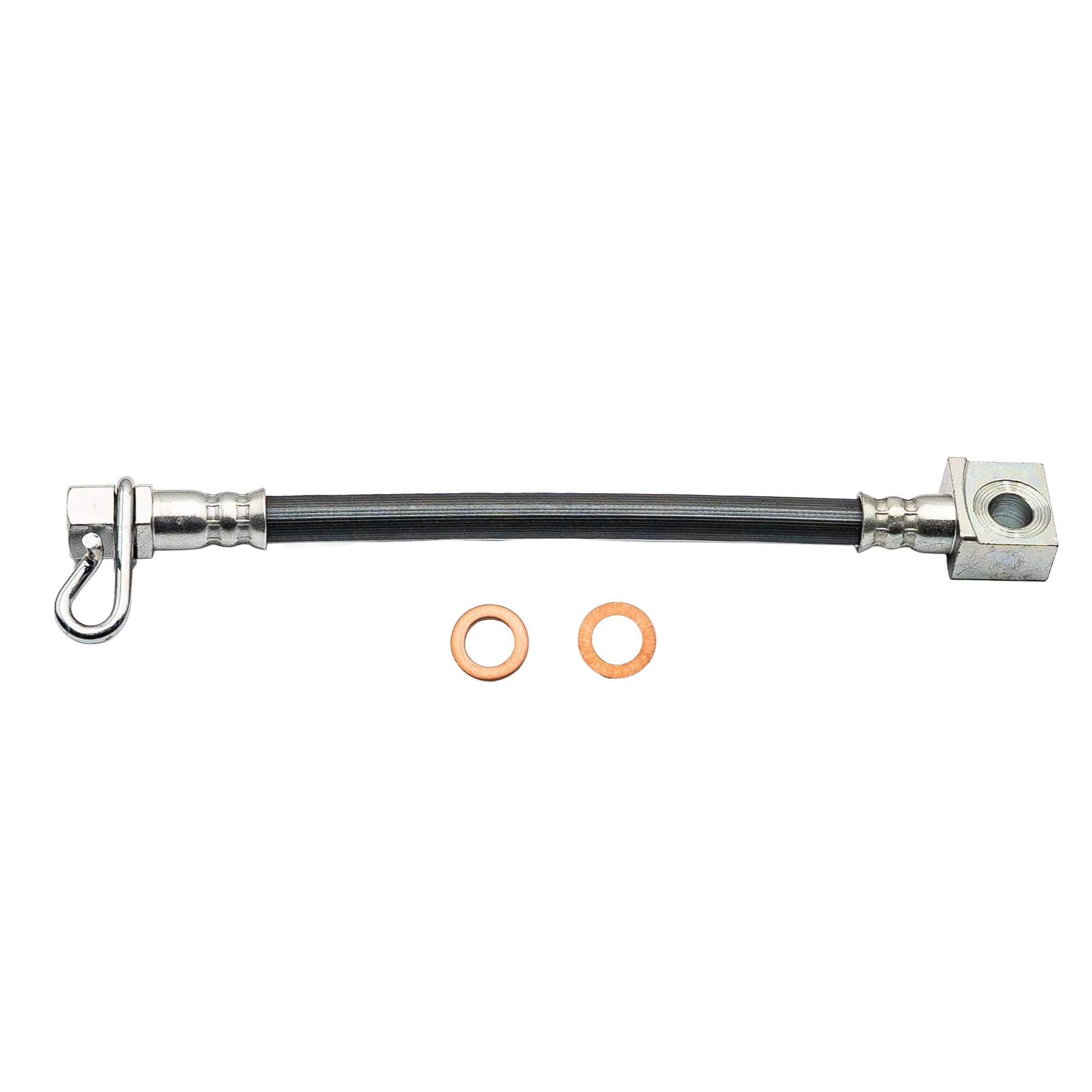 2002-2008 Dodge Ram 1500, Dodge Ram 2500 +1 More Rear Right Rubber Brake Hose | AGS-KT80274M
