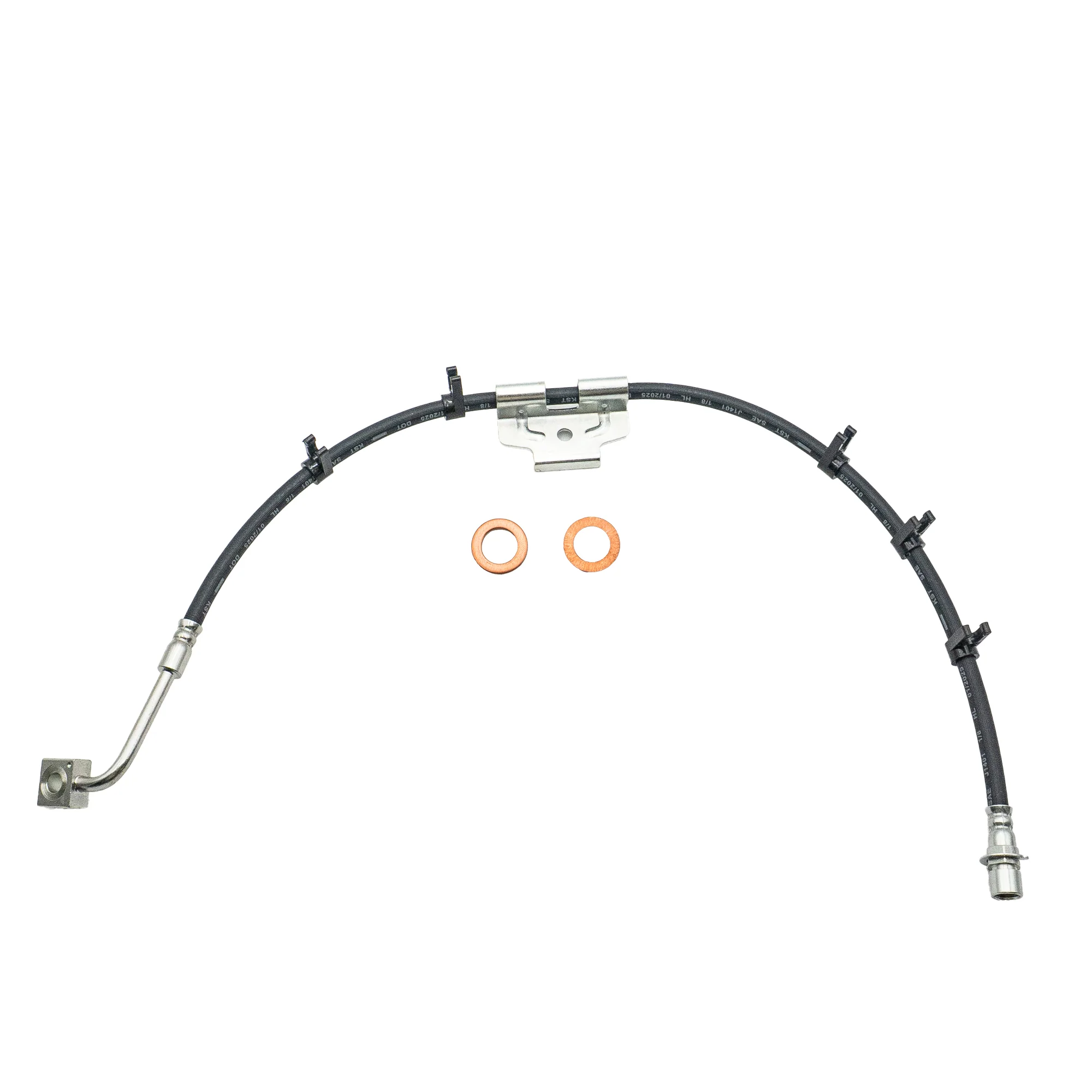 2003-2013 Dodge Ram 2500, Dodge Ram 3500 +2 More Front Left Rubber Brake Hose | AGS-KT80307N