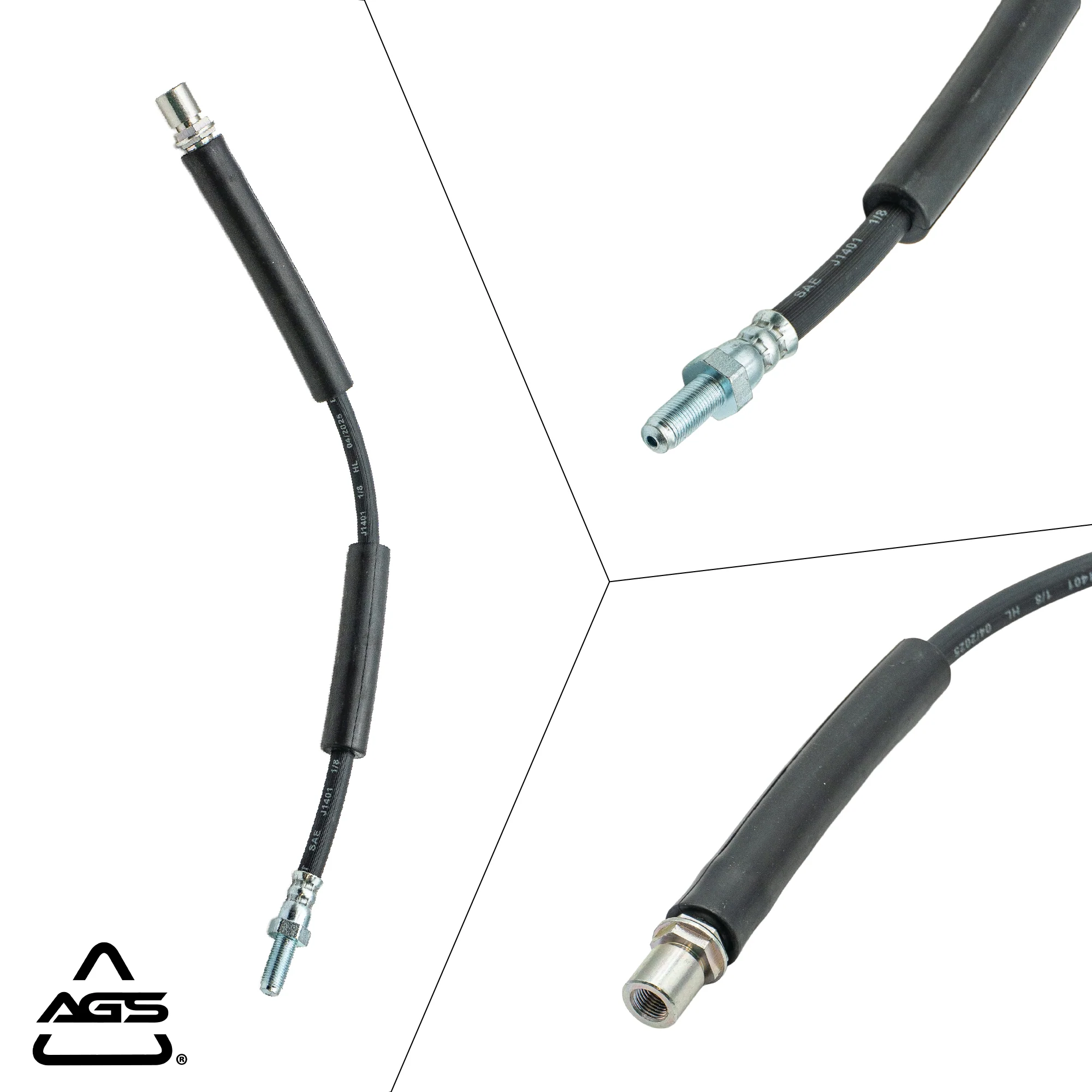 2011-2019 Ford Explorer & Police Interceptor Utility Rear Rubber Brake Hose | AGS-KT60057