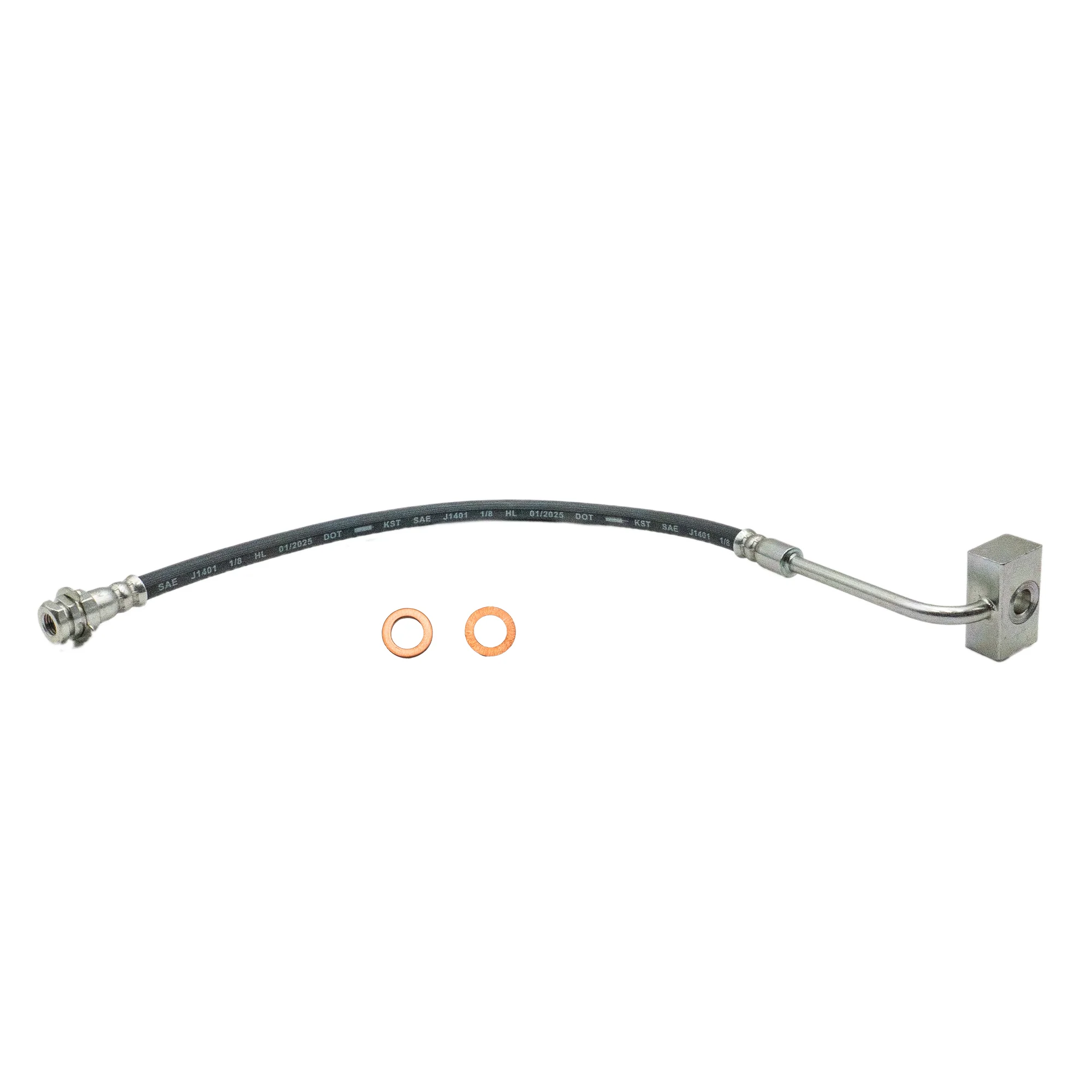 1980-1994 Ford F-250 & F-350 Front Rubber Brake Hose | AGS-KT60733 - Image 2