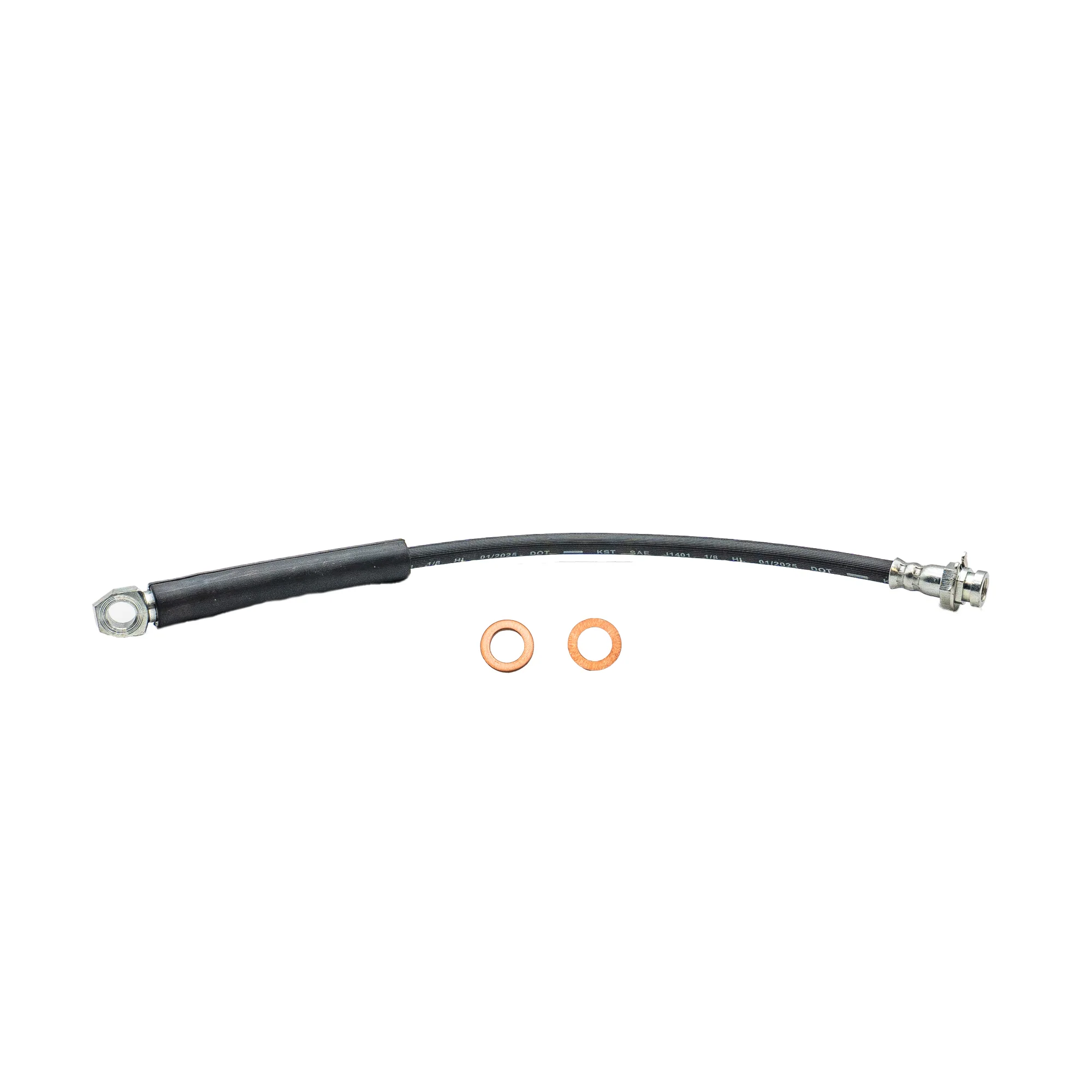 1971-1978 Multi-Vehicle Application Front Rubber Brake Hose | AGS-KT70017 - Image 2