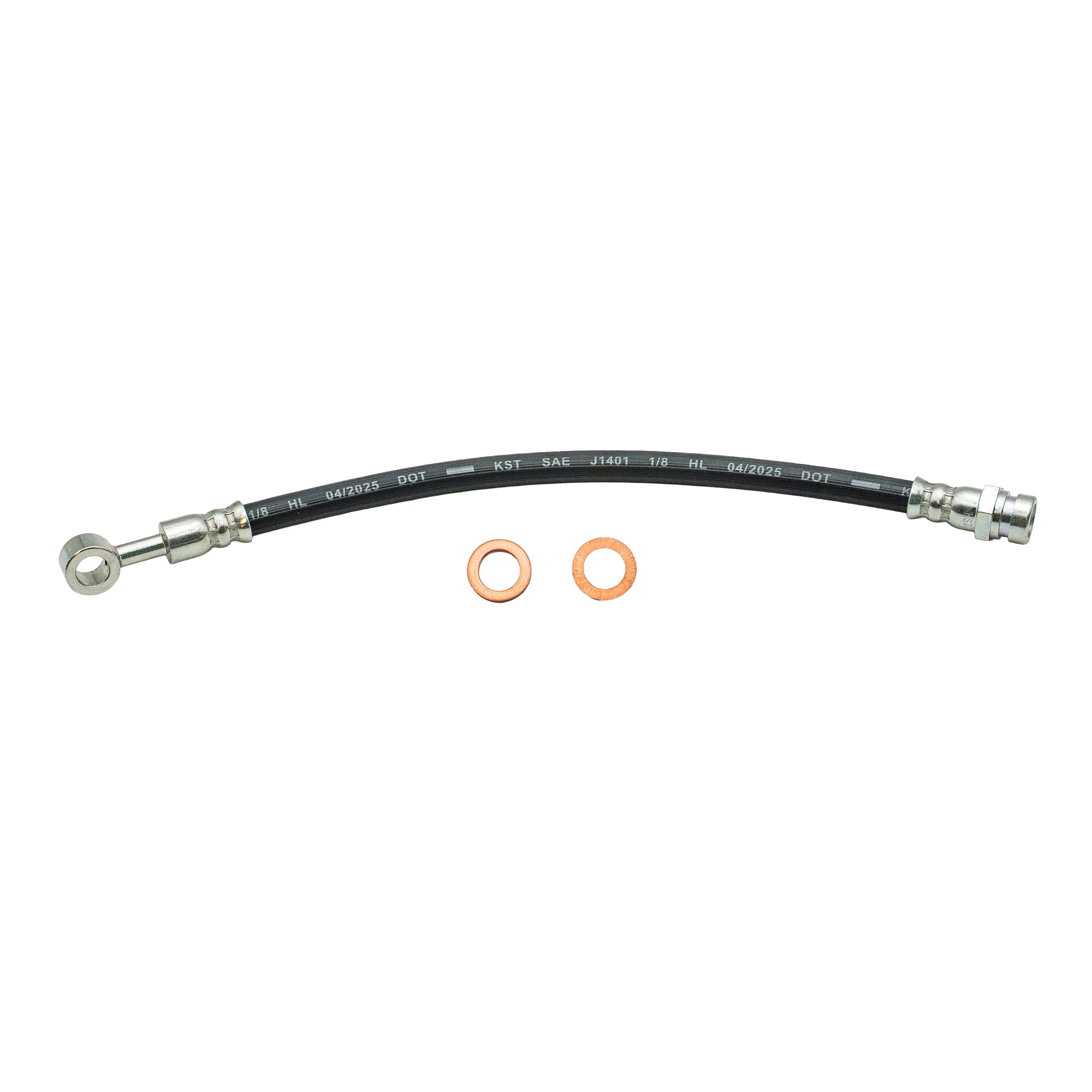 2006-2013 Hyundai Azera & Sonata Rear Rubber Brake Hose | AGS-KT40512 - Image 2