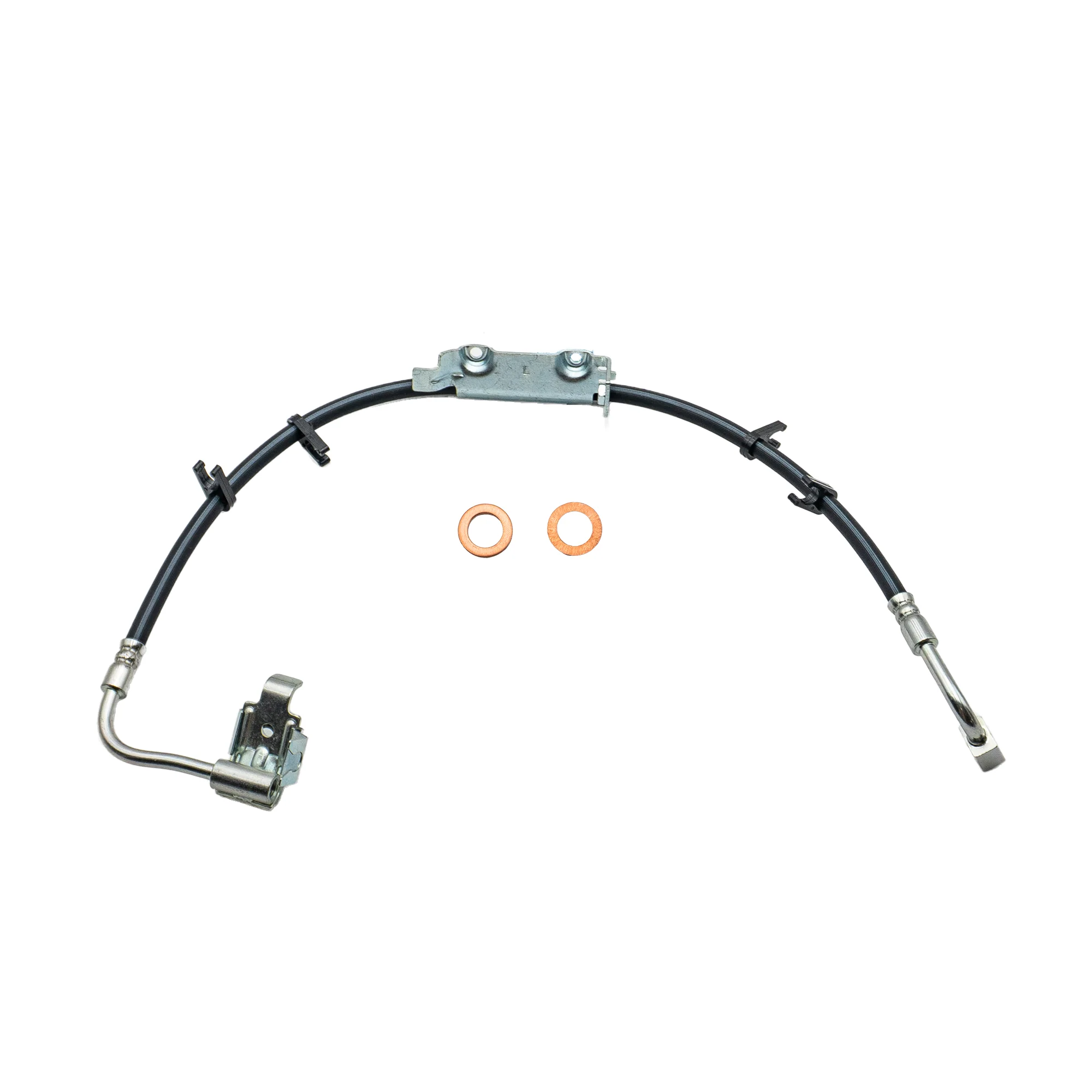 2011-2018 Jeep Wrangler & Wrangler JK Front Left Rubber Brake Hose | AGS-KT80433 - Image 2