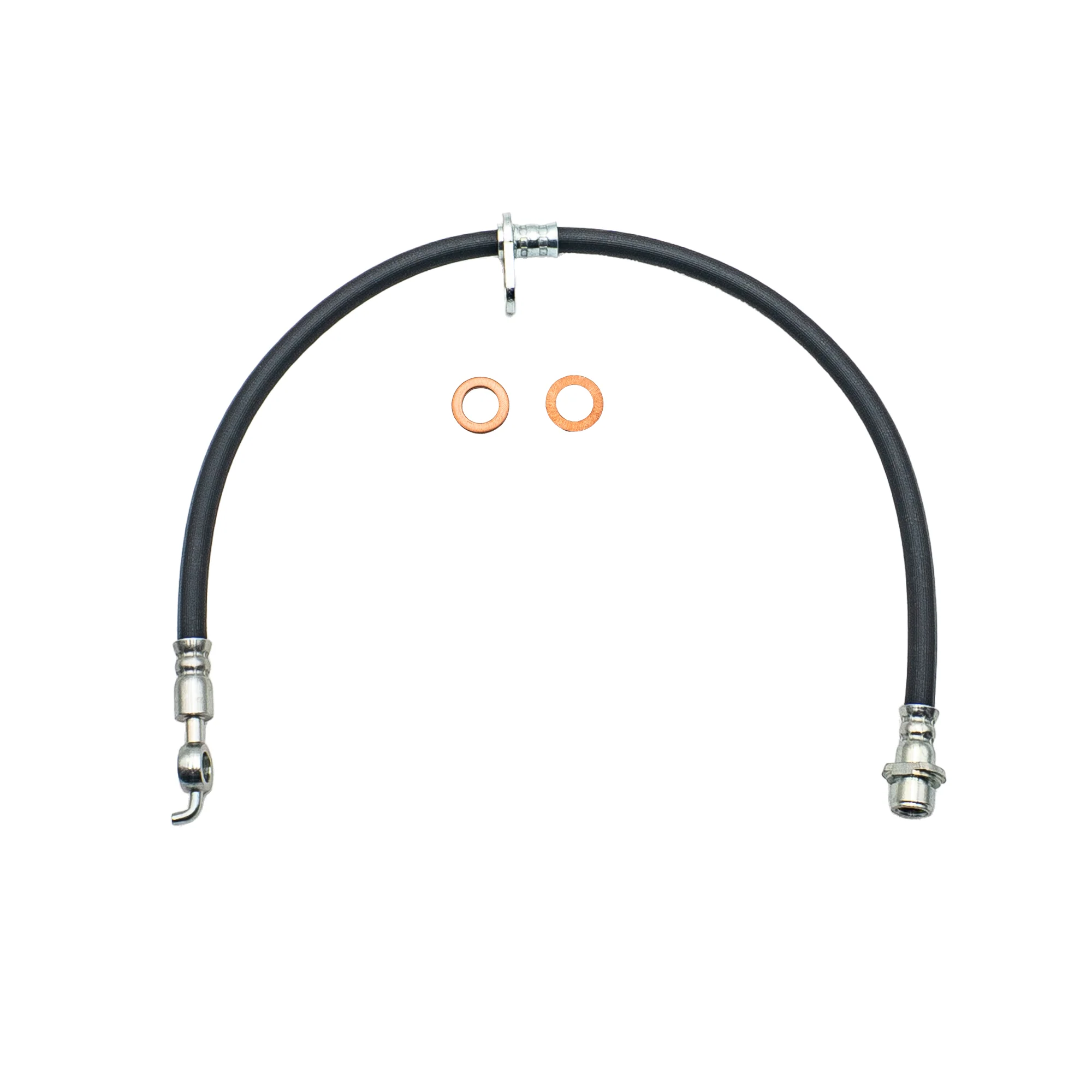 2003-2009 Pontiac Vibe, Toyota Corolla +2 More Front Right Rubber Brake Hose | AGS-KT30122 - Image 2