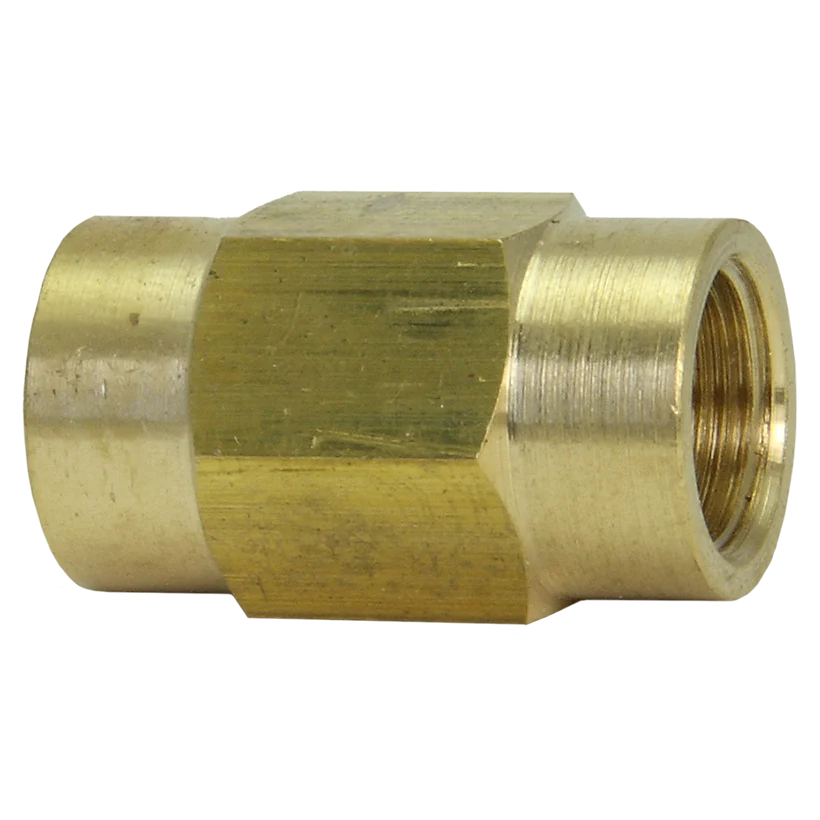 Brass Brake Line Union 6mm (M12x1.0 Bubble)