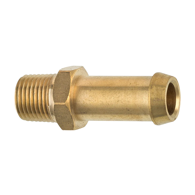 Brass Fuel Connector 3/8" Hose 1/8-27 NPT