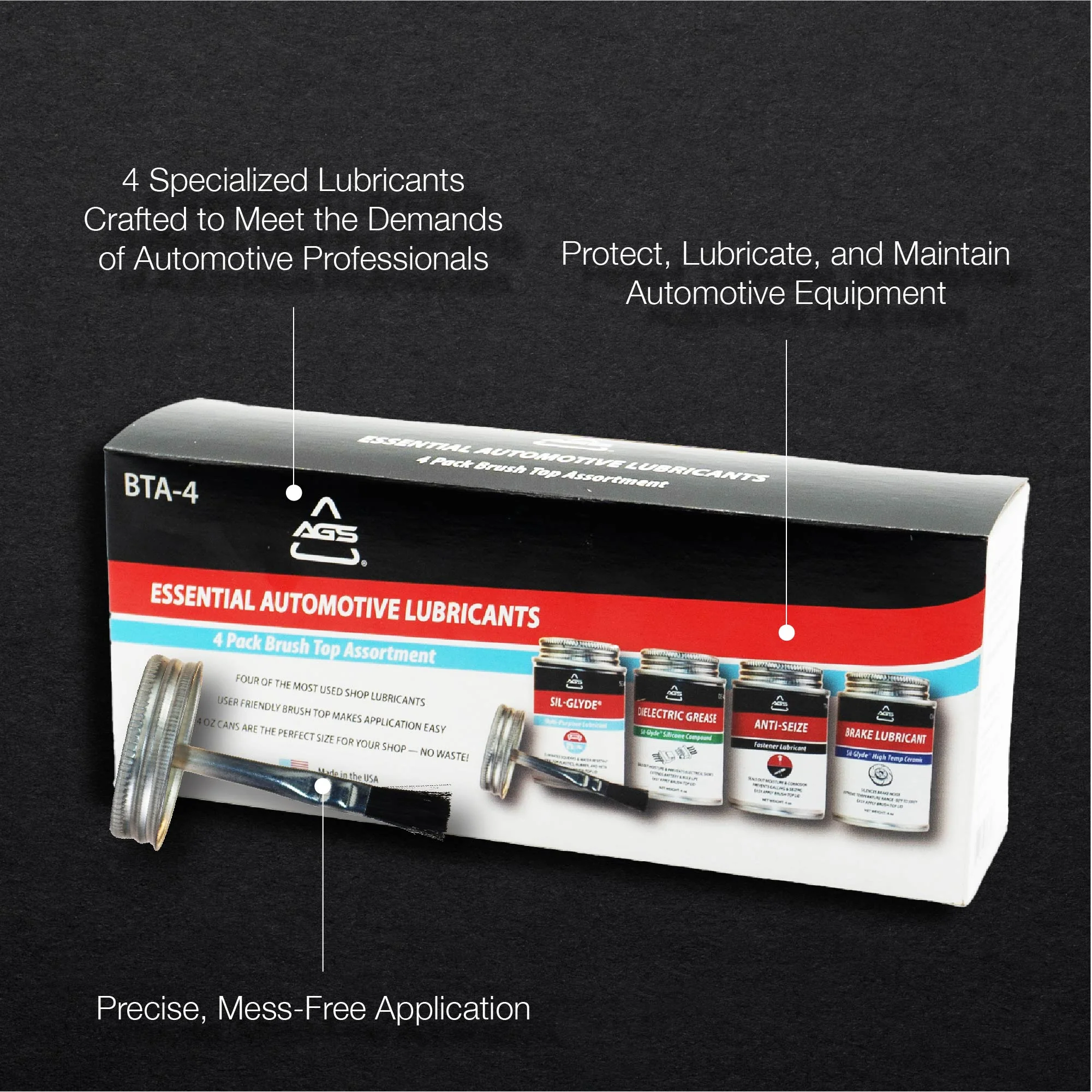 Brush Top Auto Shop Kit, 4 oz - Image 7