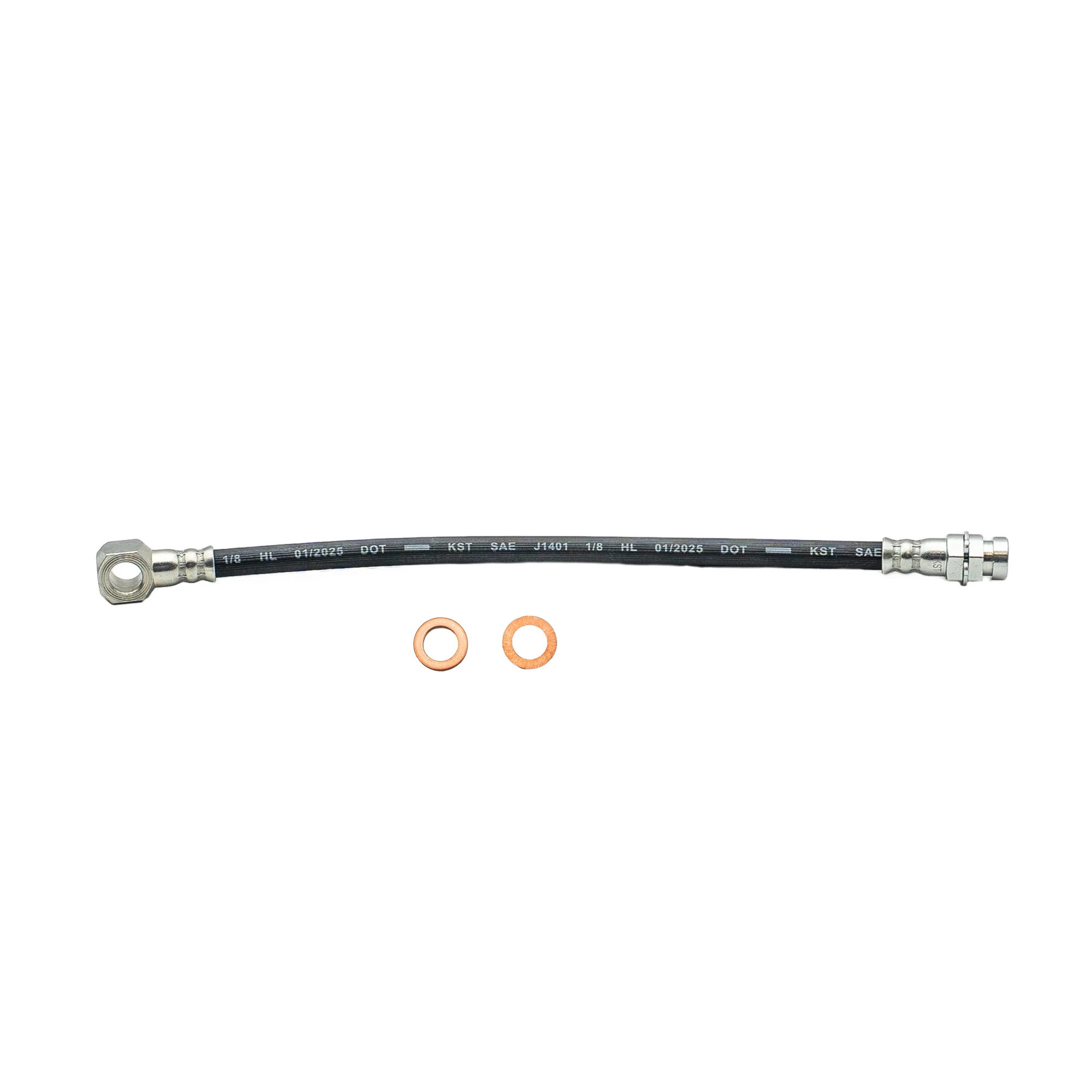 1969-1973 Multi-Vehicle Application Front Rubber Brake Hose | AGS-KT70024 - Image 2
