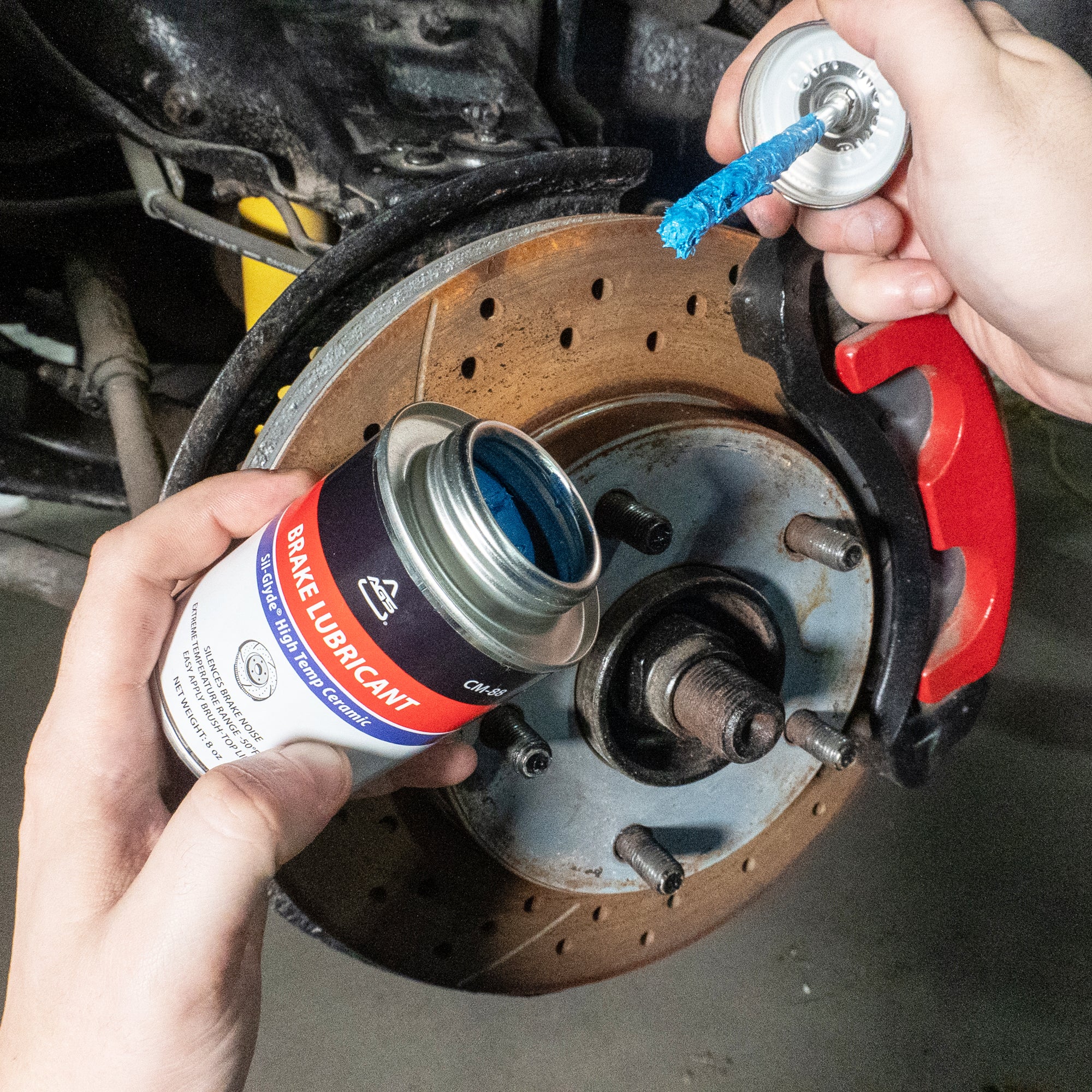 Cerami-Glyde High Temperature Brake Lubricant - 8oz Brush Top - Image 8