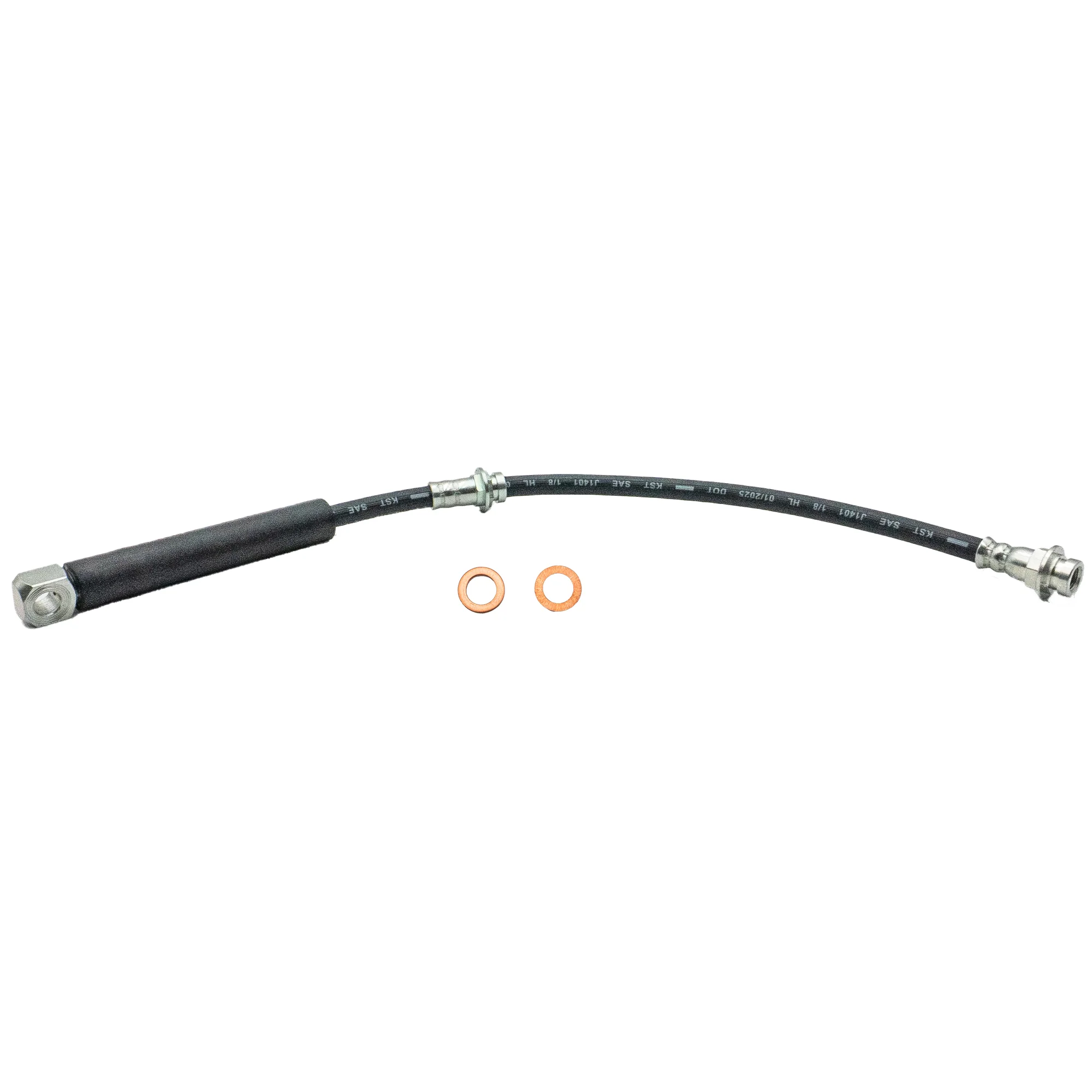 1984-1992 Chevrolet Camaro / Pontiac Firebird Front Left Rubber Brake Hose | AGS-KT70351 - Image 2