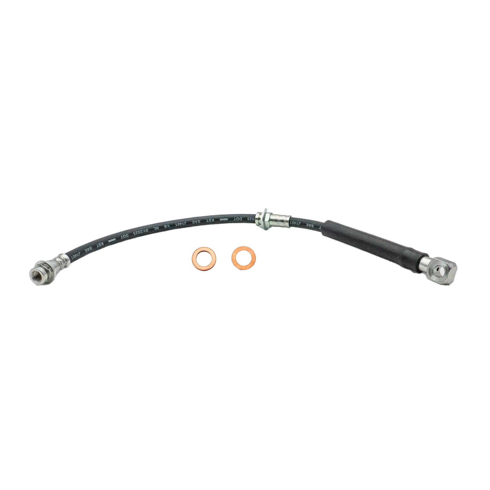 1984-1992 Chevrolet Camaro / Pontiac Firebird Front Right Rubber Brake Hose | AGS-KT70357 - Image 2