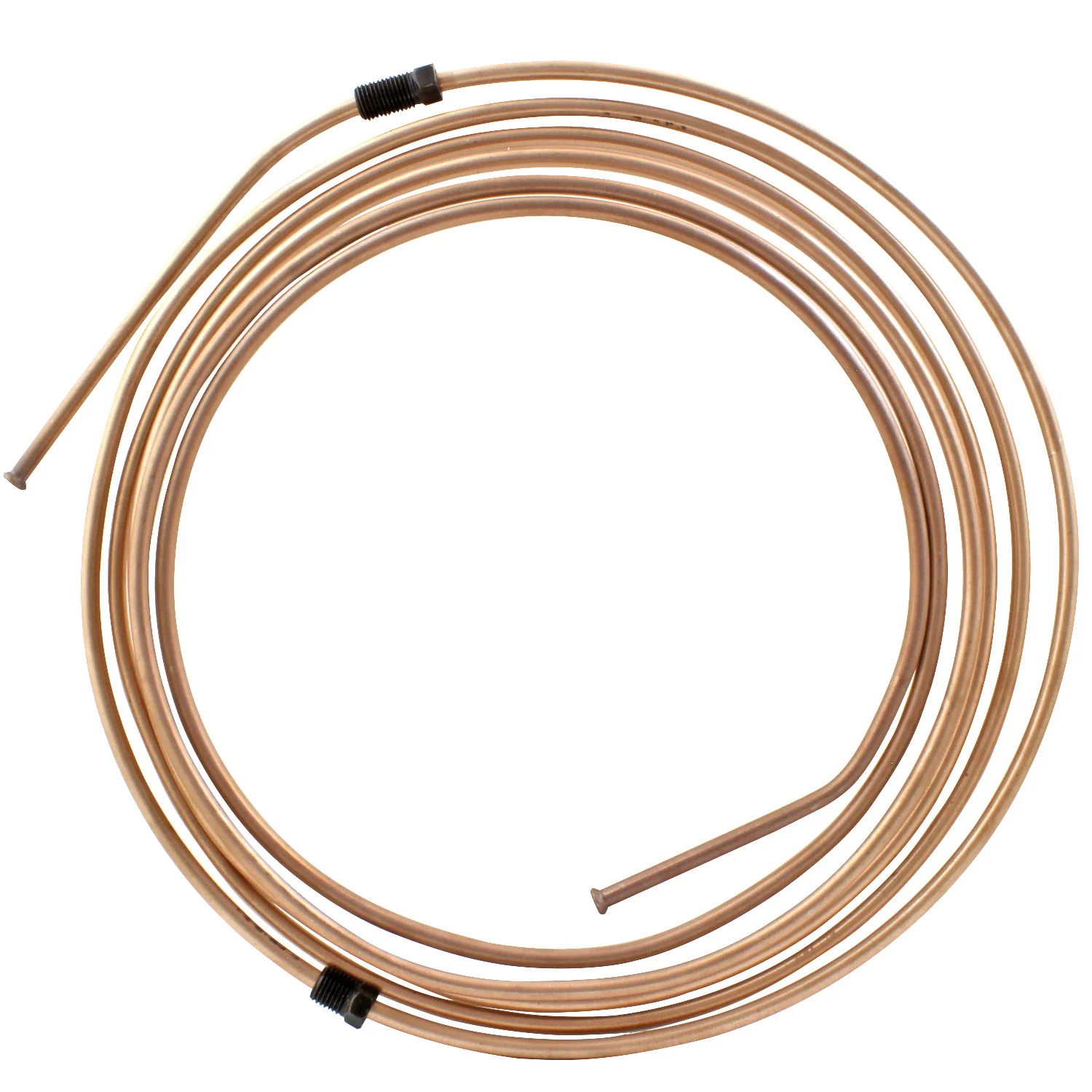 NiCopp Nickel-Copper Brake Line Tubing Coil 3/16" x 12'