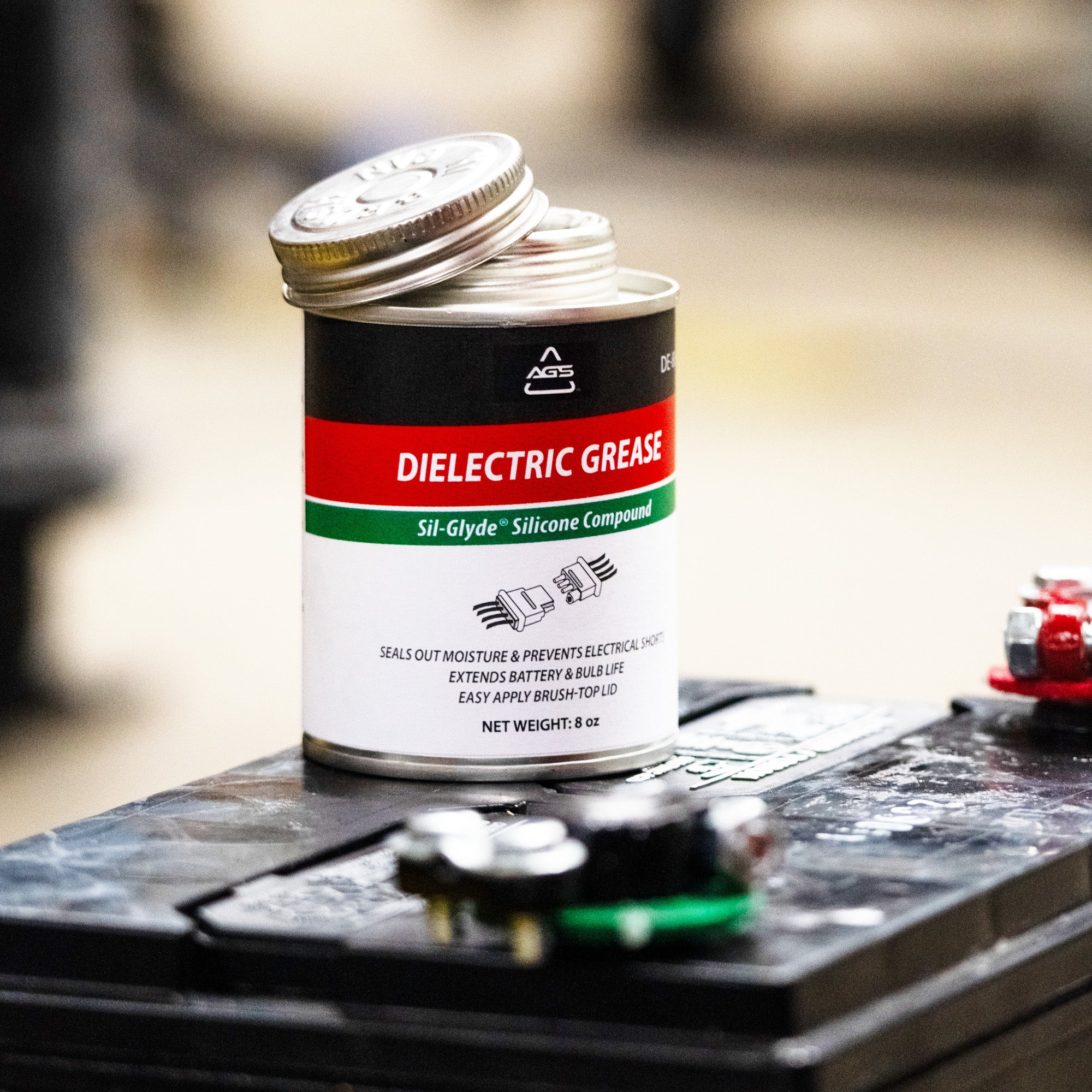 Dielectric Grease - 8oz Brush Top - Image 9