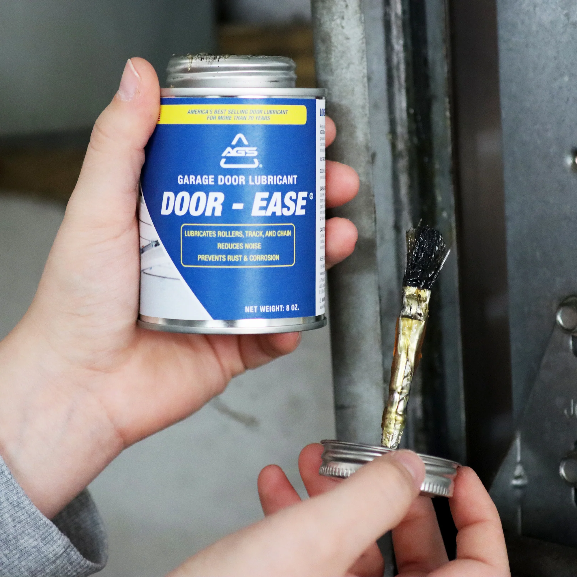 Door-Ease Garage Door Lubricant - 4oz Brush Top - Image 8