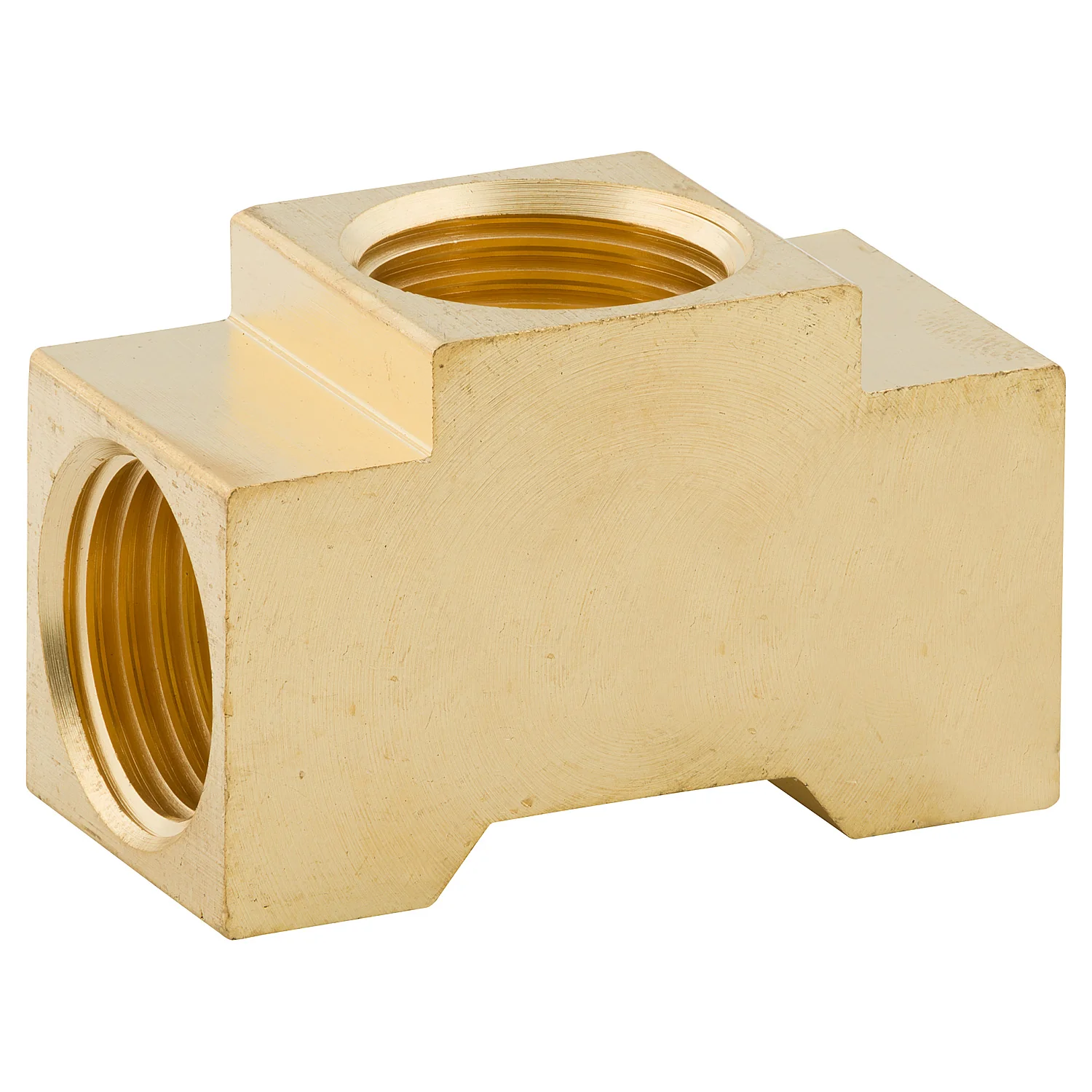 Union Tee, Brass, F(5/8-18 I), Bag of 1