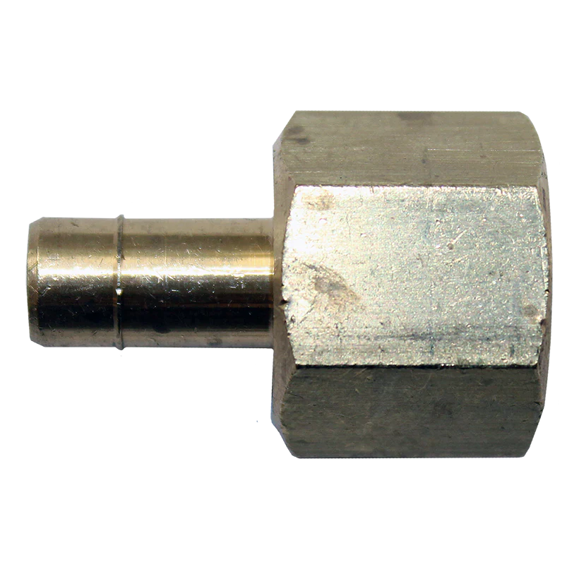 Fuel Line Adapter - 3/8 Female to 3/8 Nylon - 2 per Bag