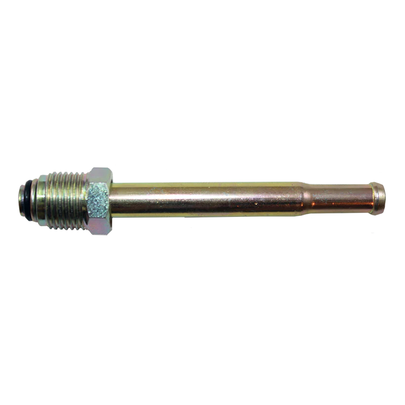 Fuel Line Adapter - 3/8" Steel to 3/8" Rubber Hose (short) - 2 per Bag