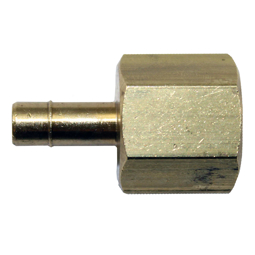 Fuel Line Adapter - 5/16" Female to 5/16" Nylon - 2 per Bag