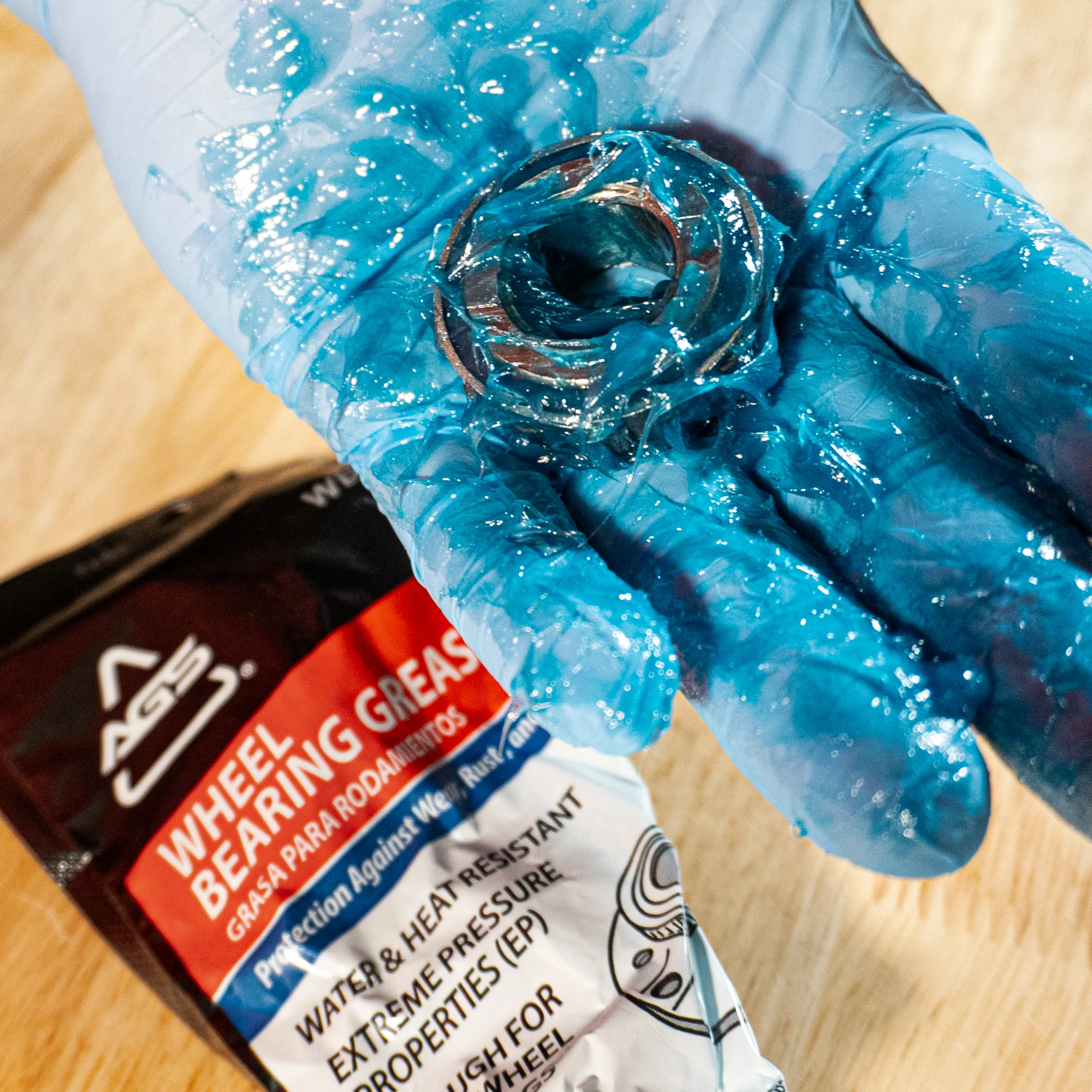 Grease-A-Bearing Wheel Bearing Grease - 2.82 oz Pouch, Box of 12 - Image 5