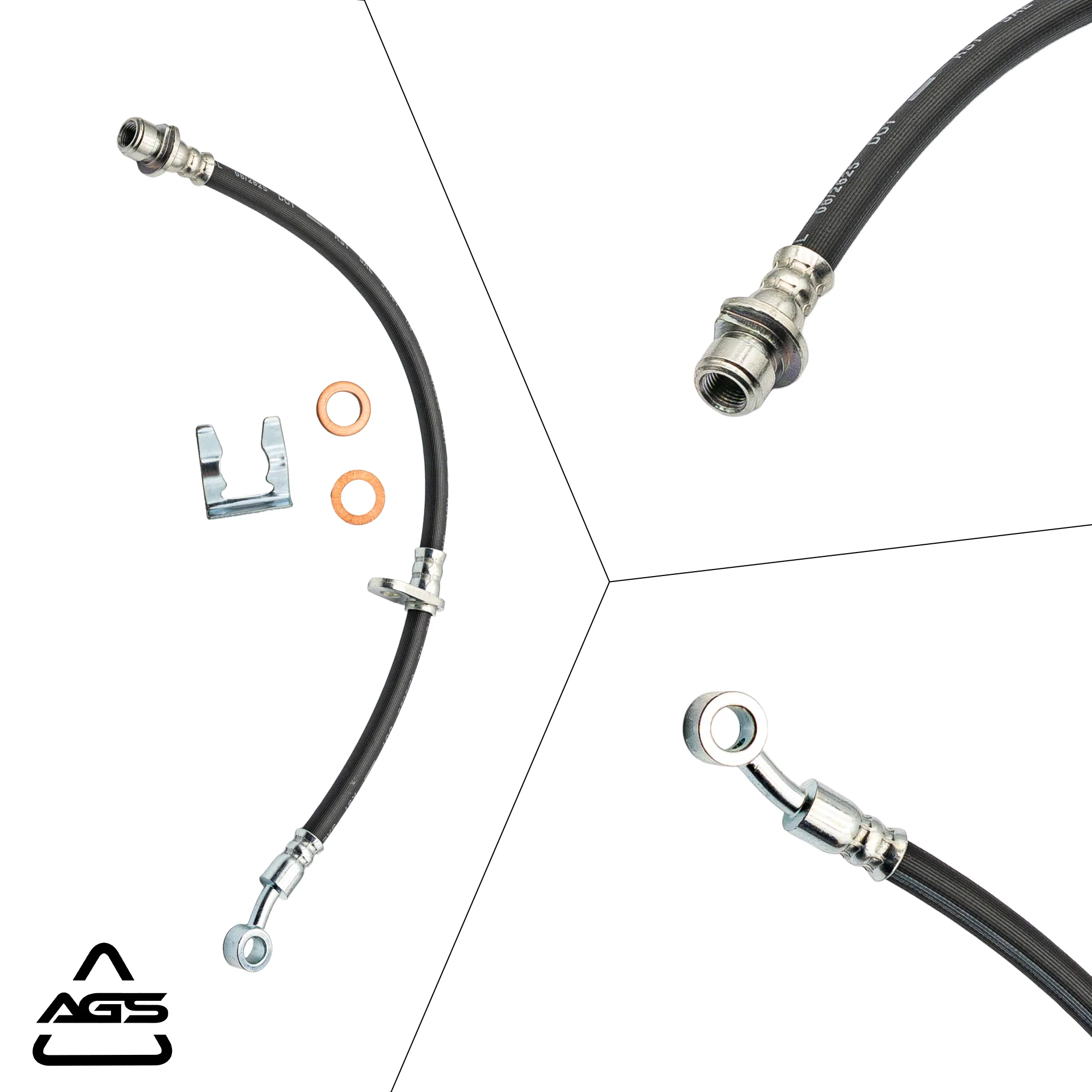 2005-2010 Honda Element & Odyssey Front Rubber Brake Hose | AGS-KT41362 - Image 5