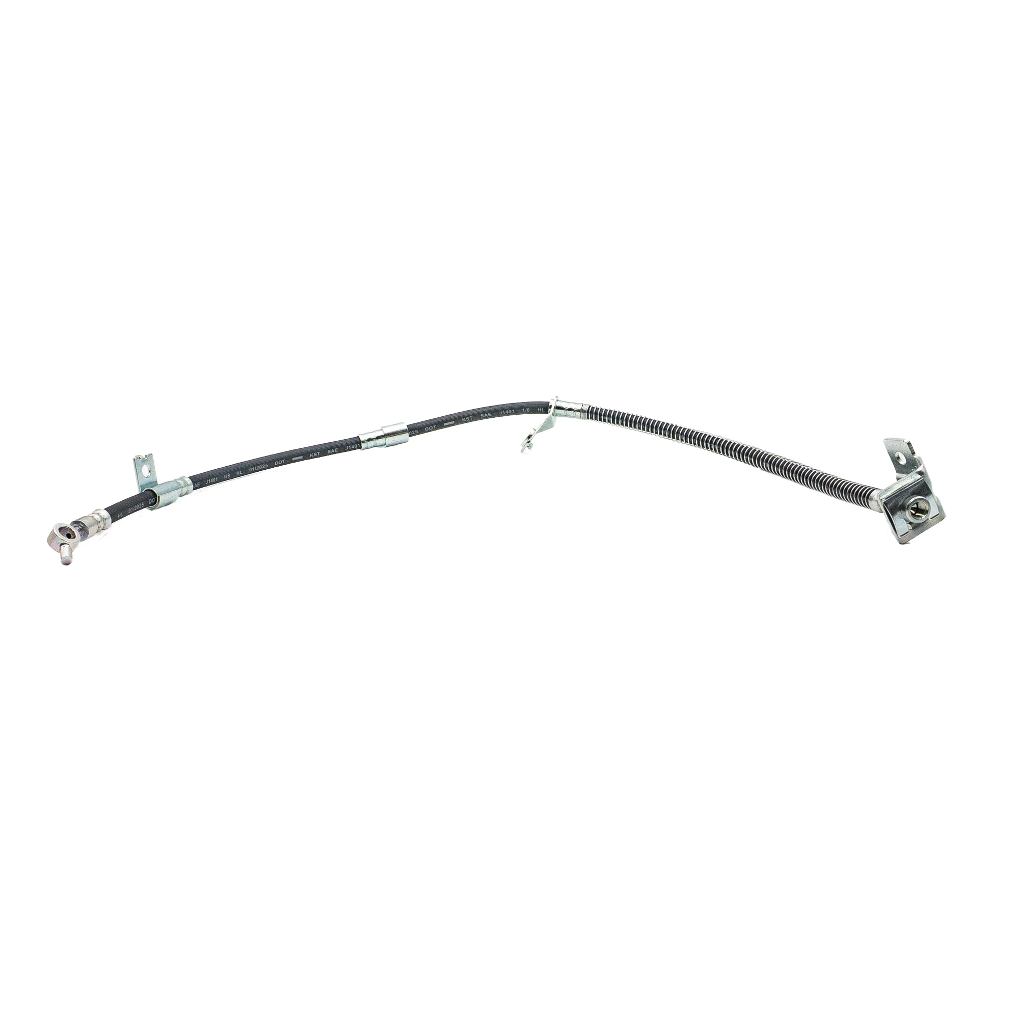 2006-2013 Hyundai Azera & Sonata Front Left Rubber Brake Hose | AGS-KT41318 - Image 2