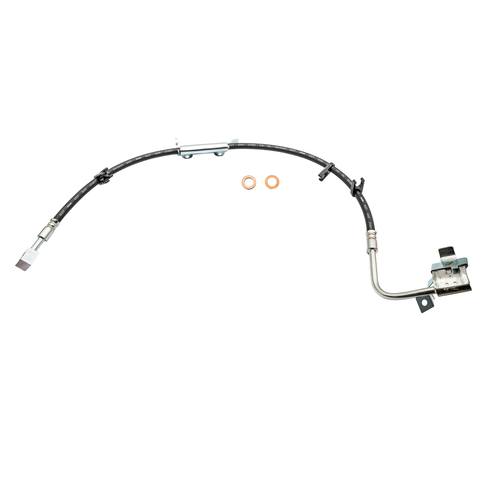 2011-2013 Jeep Wrangler Front Right Rubber Brake Hose | AGS-KT80469