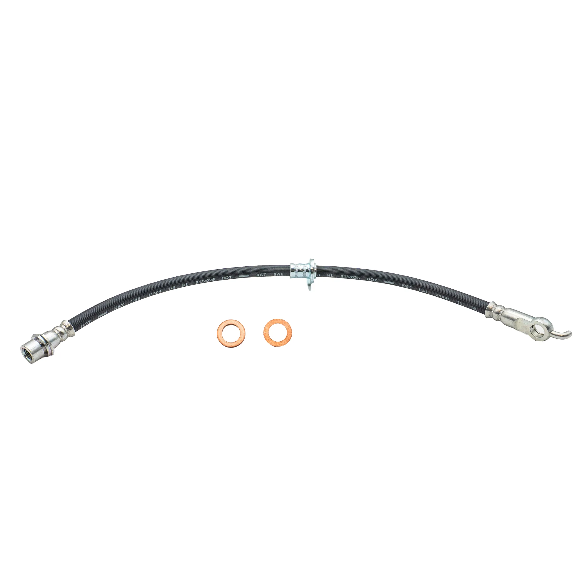 2004-2010 Lexus RX330, Lexus RX350 +2 More Front Right Rubber Brake Hose | AGS-KT30197 - Image 2