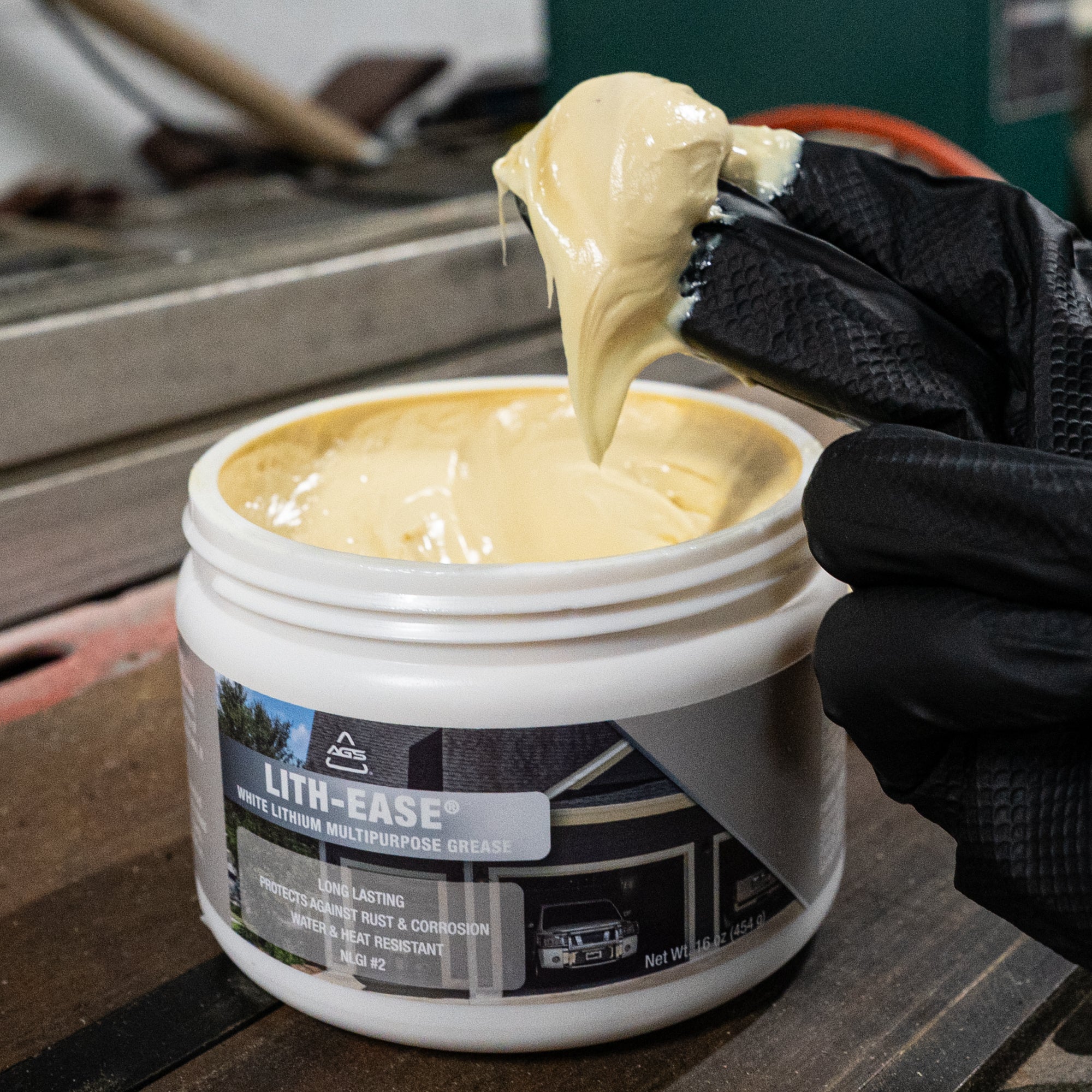 Lith-Ease® White Lithium Grease - 16oz Tub - Image 4