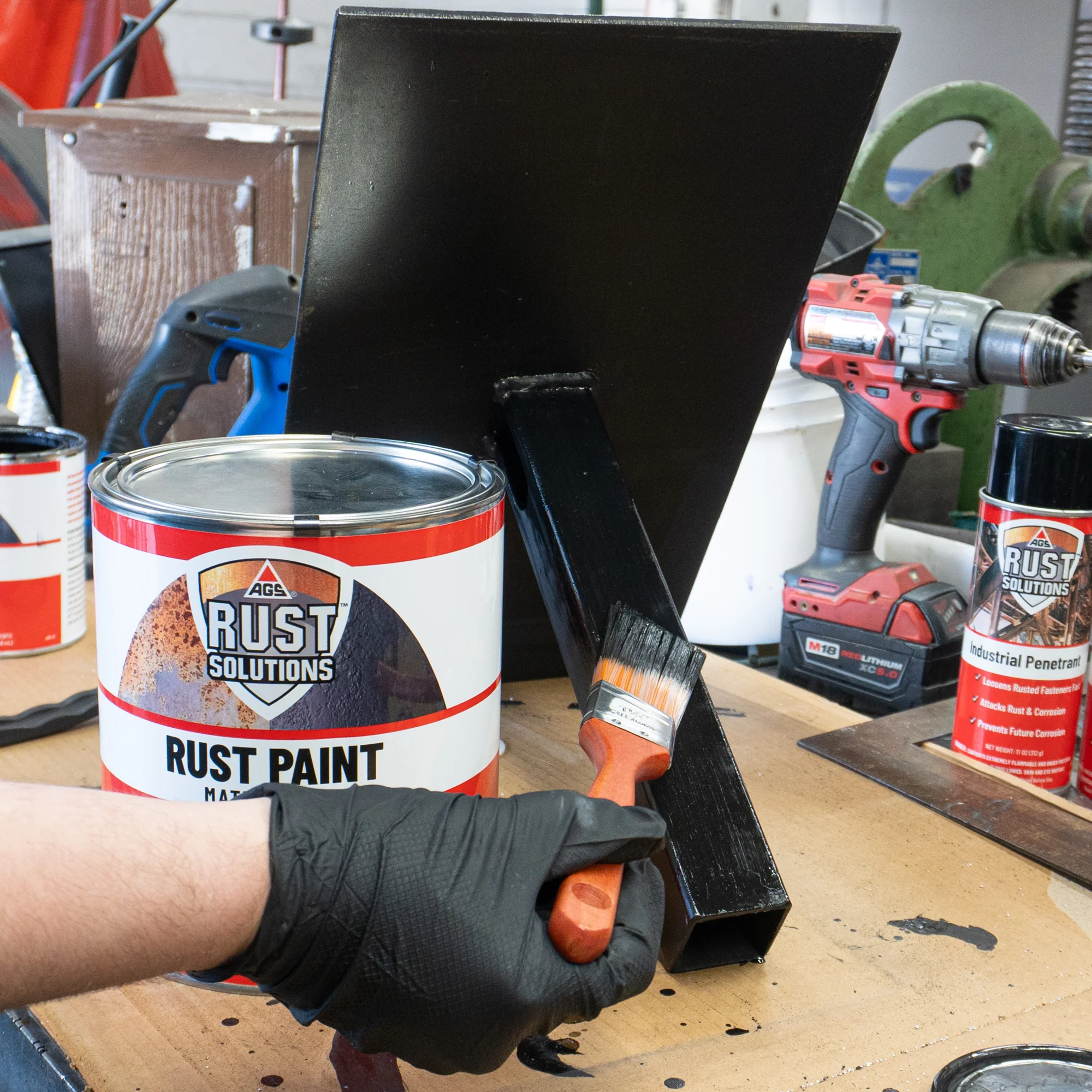 Matte Black Rust Preventive Paint - Image 5