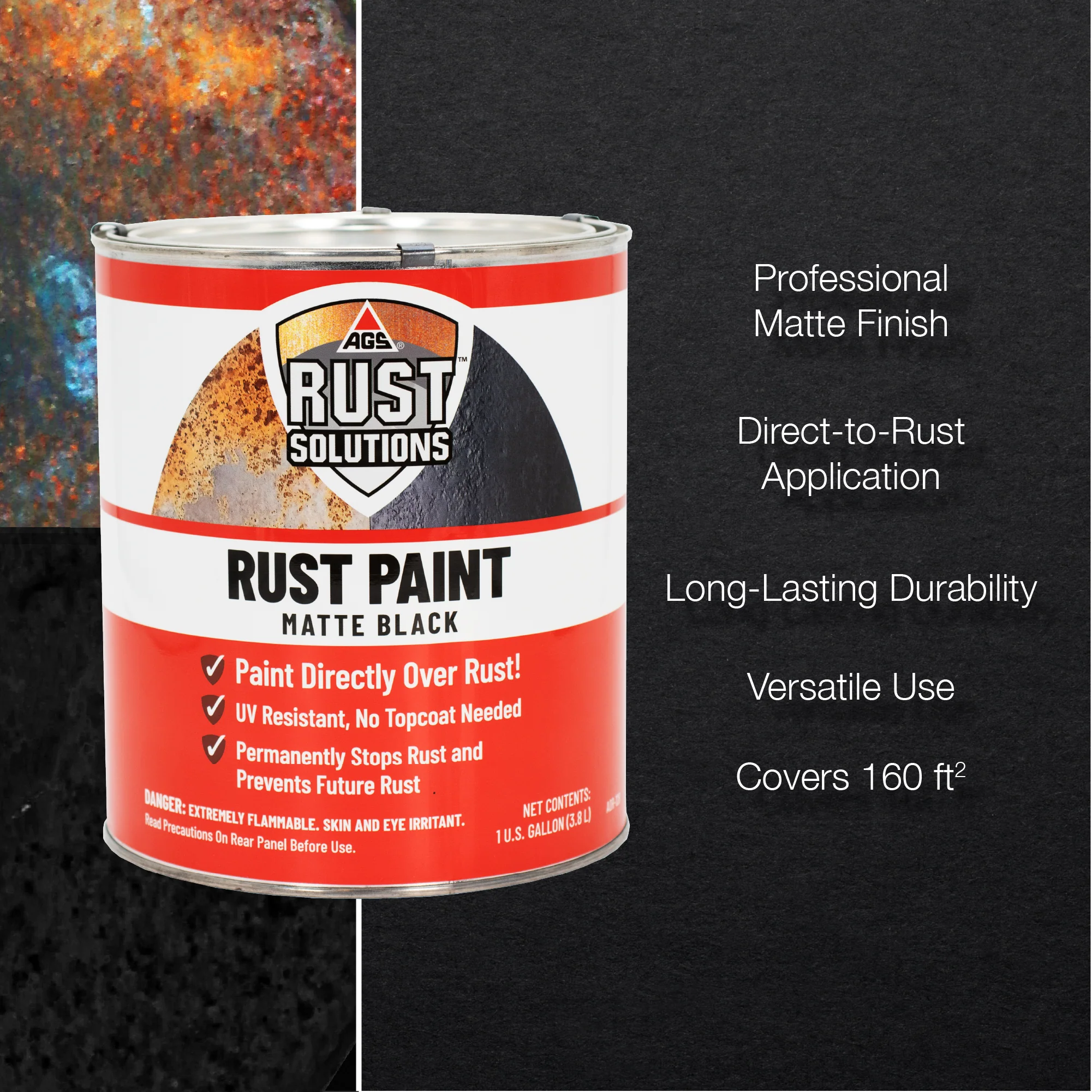 Matte Black Rust Preventive Paint - Image 8