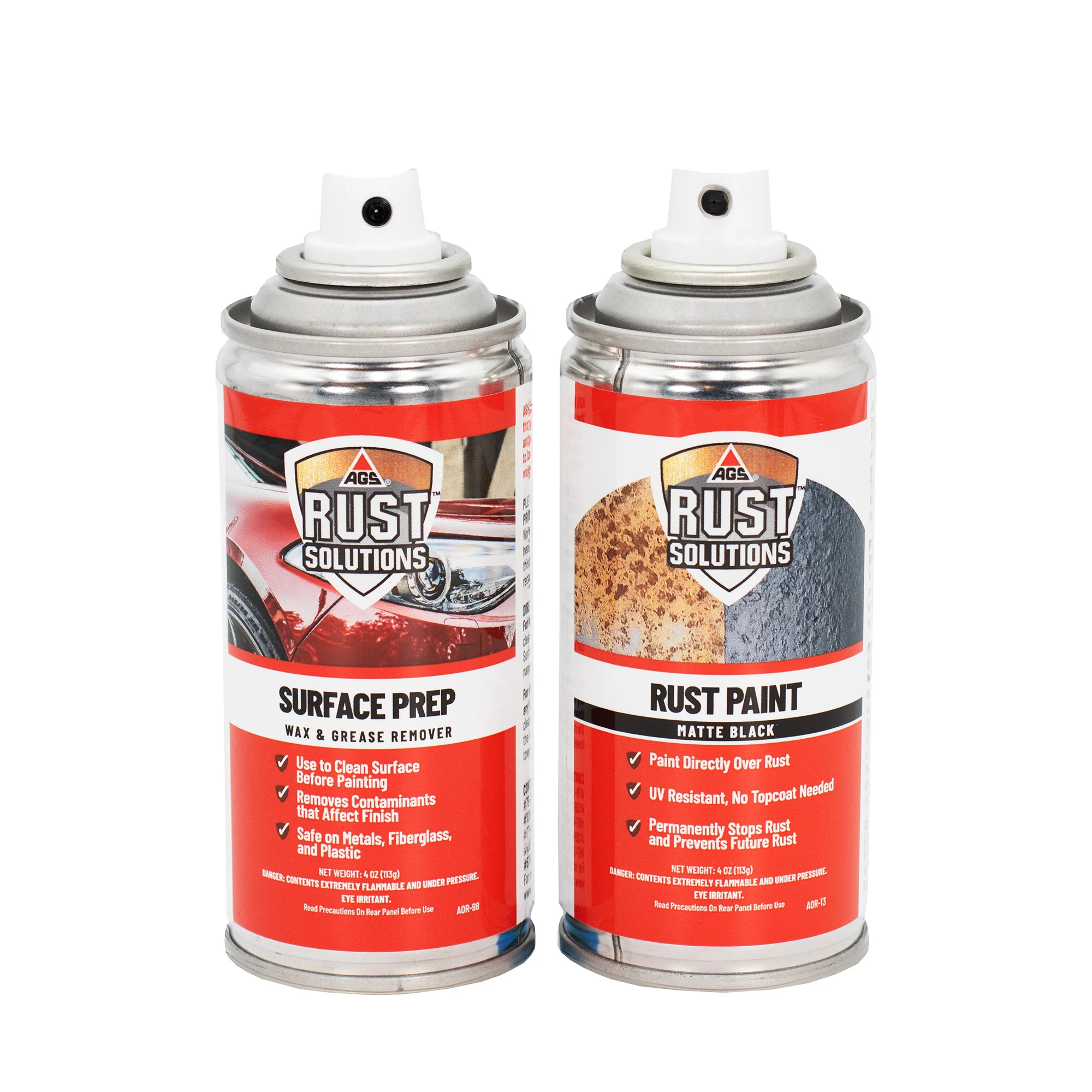 Matte Black Rust Paint & Surface Prep 4oz Starter Kit - Image 3