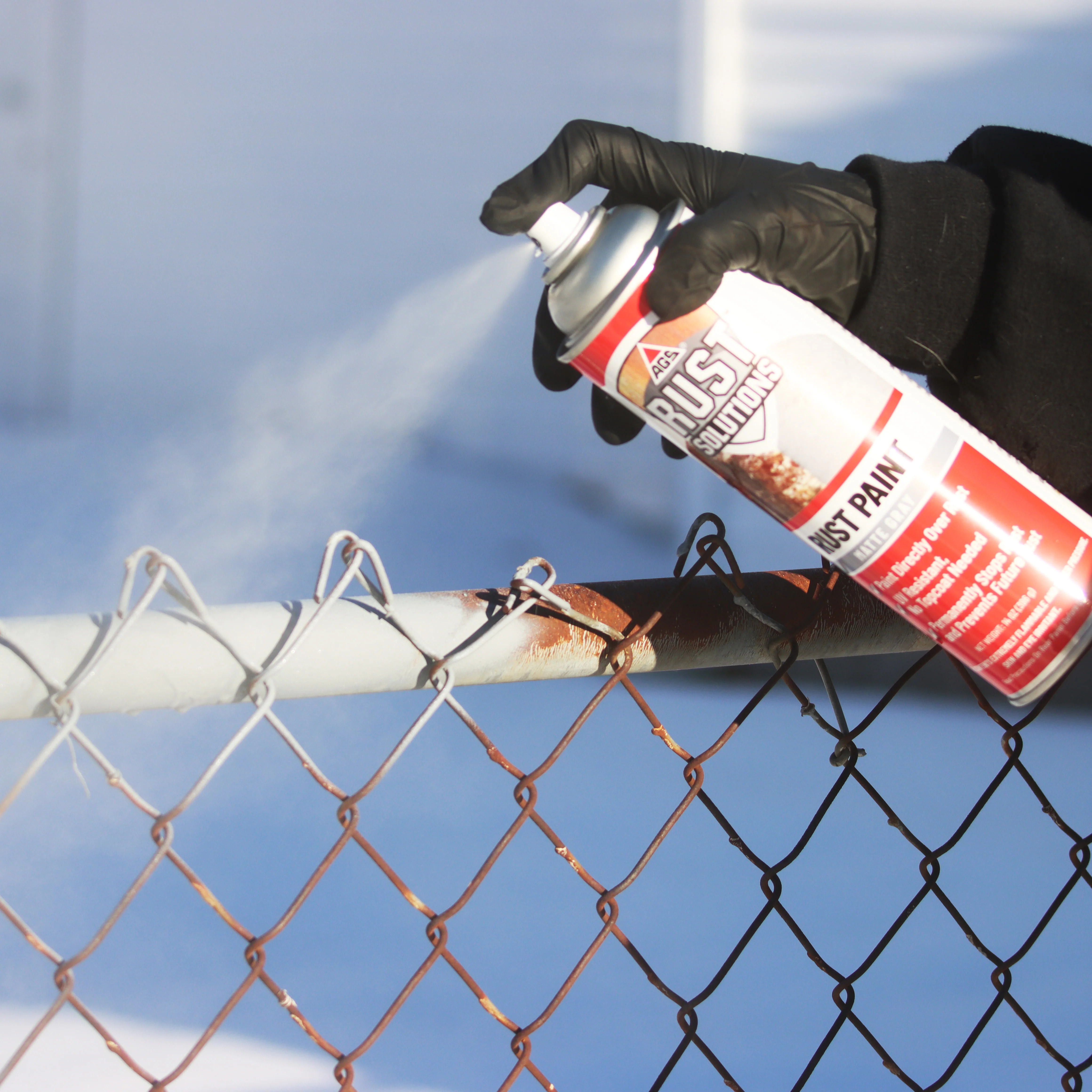 Matte Gray Rust Paint Aerosol 14oz. - Image 4