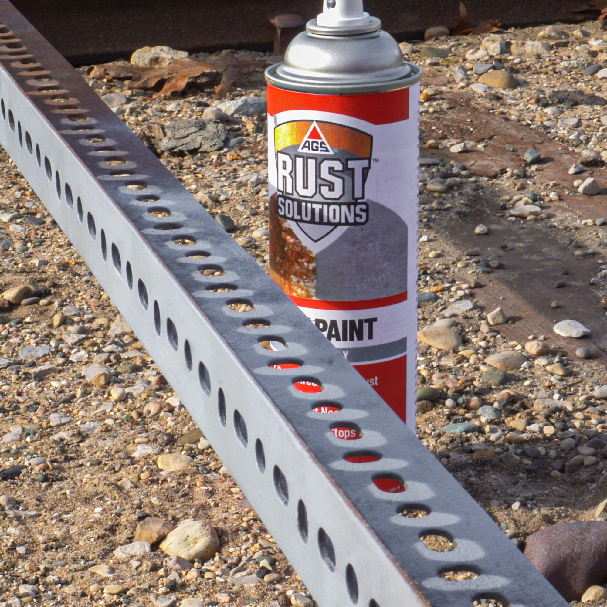 Matte Gray Rust Paint Aerosol 14oz. - Image 5
